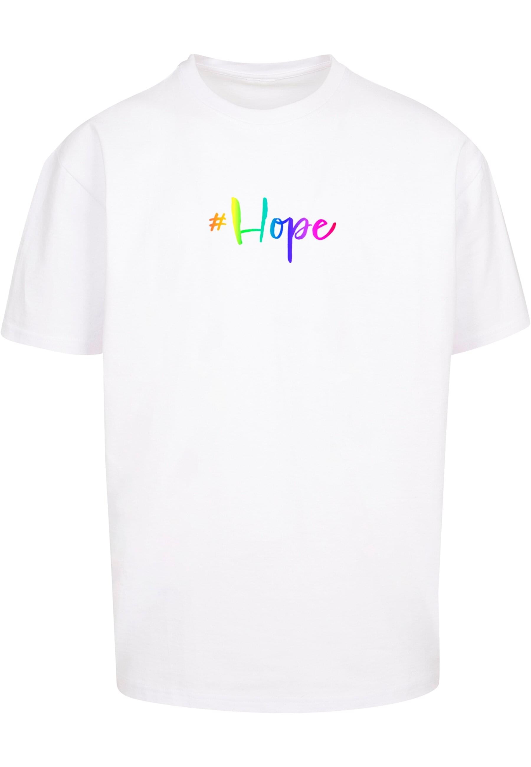 Merchcode T-Shirt "Merchcode Herren Hope Rainbow Heavy Oversized Tee" günstig online kaufen