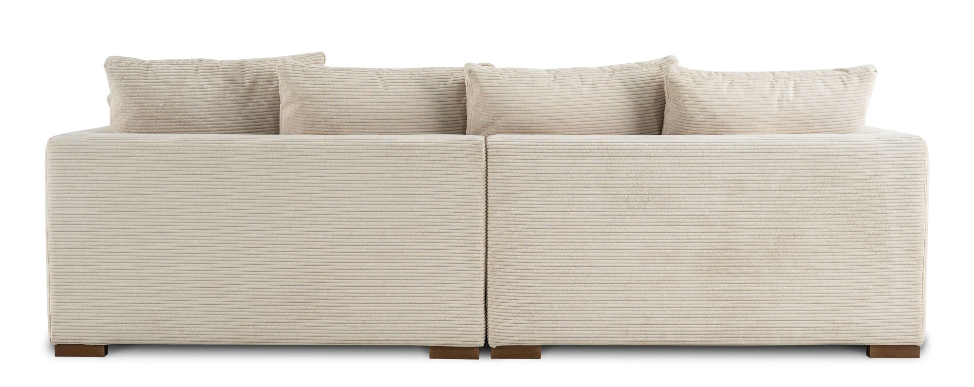 Home affaire Ecksofa »Coray« Breite 266 cm, extra weich und kuschelig, mit Federn und Daunen