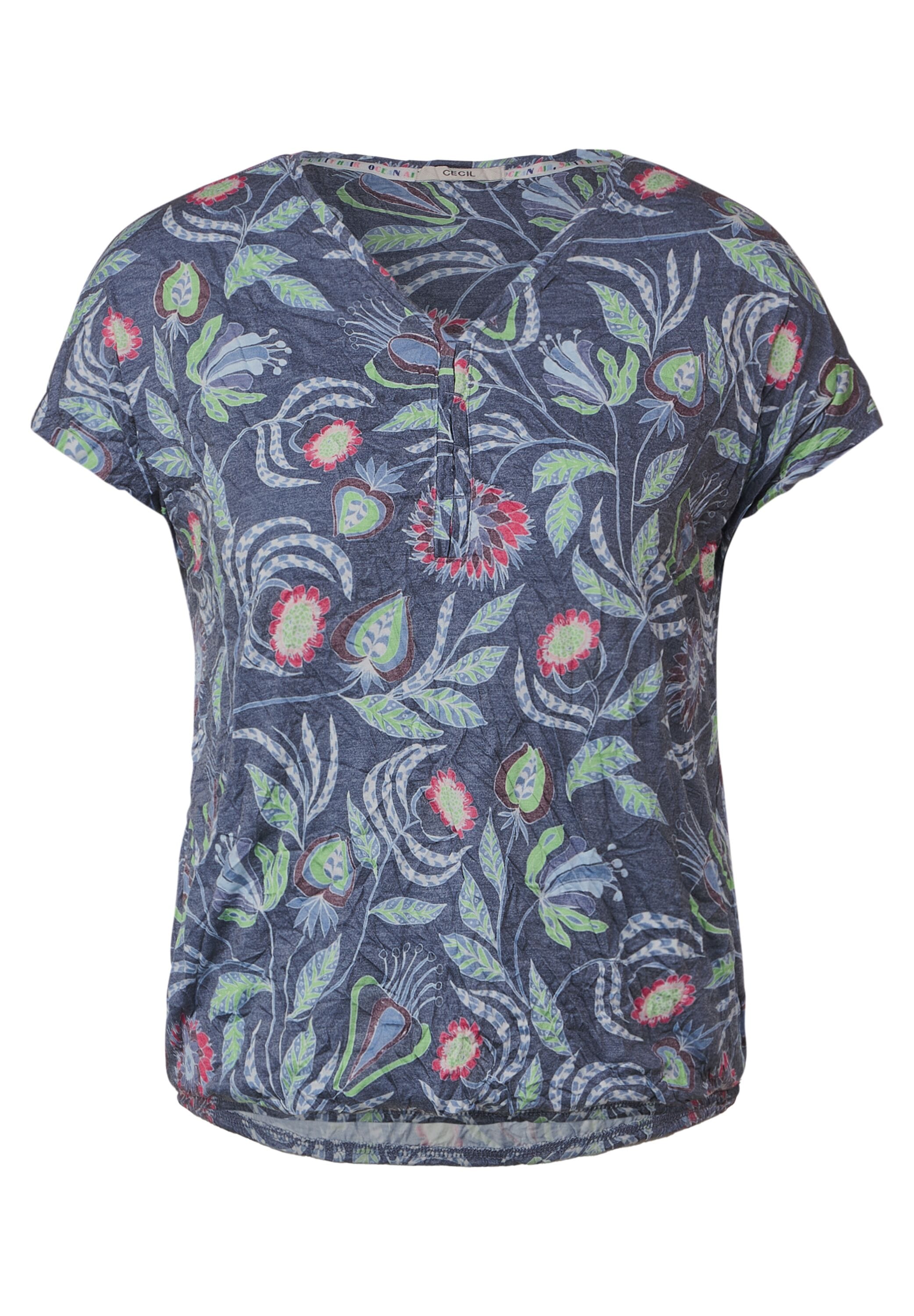 Materialmix BAUR | aus Cecil Print-Shirt, bestellen softem