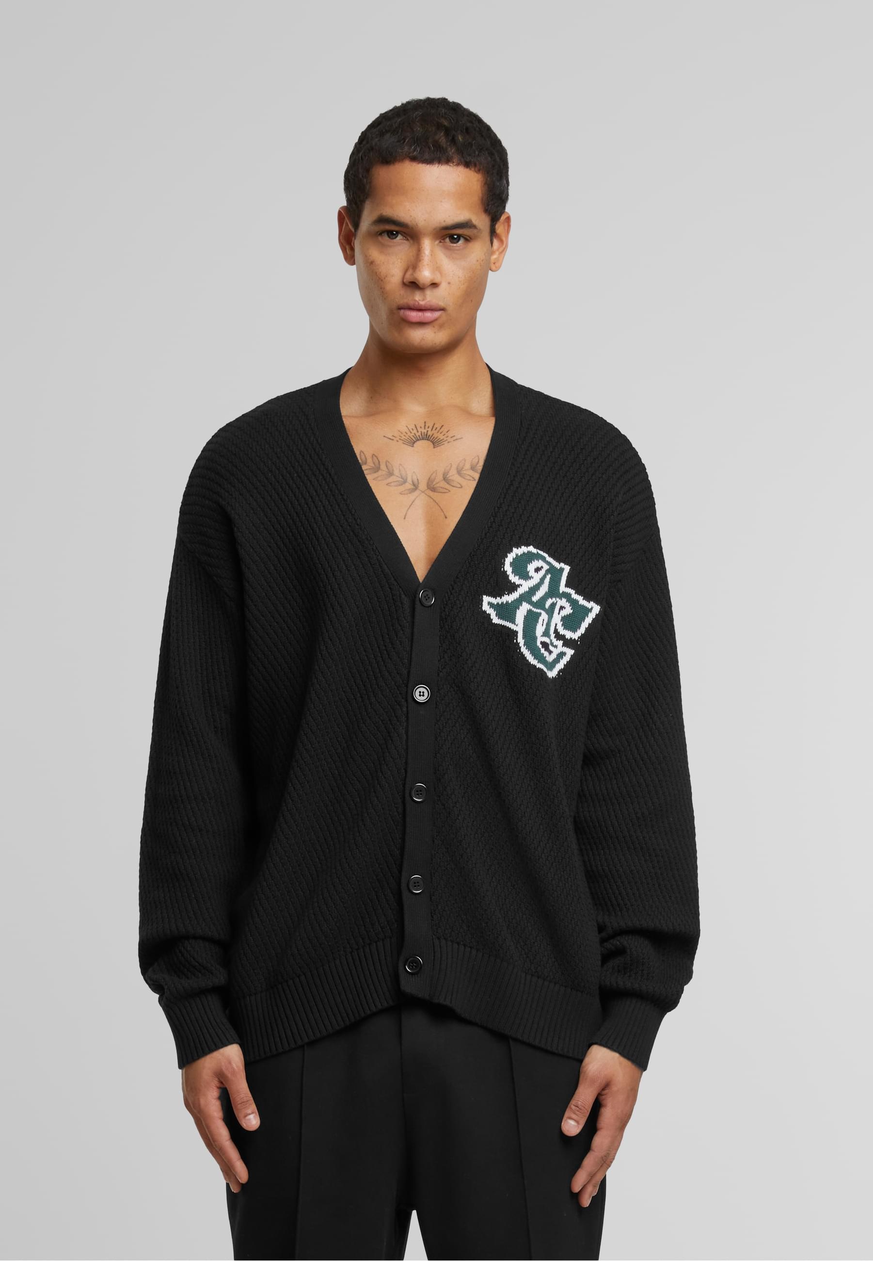 Another Cotton Lab Strickjacke »Another Cotton Lab AC Lettering Cardigan«