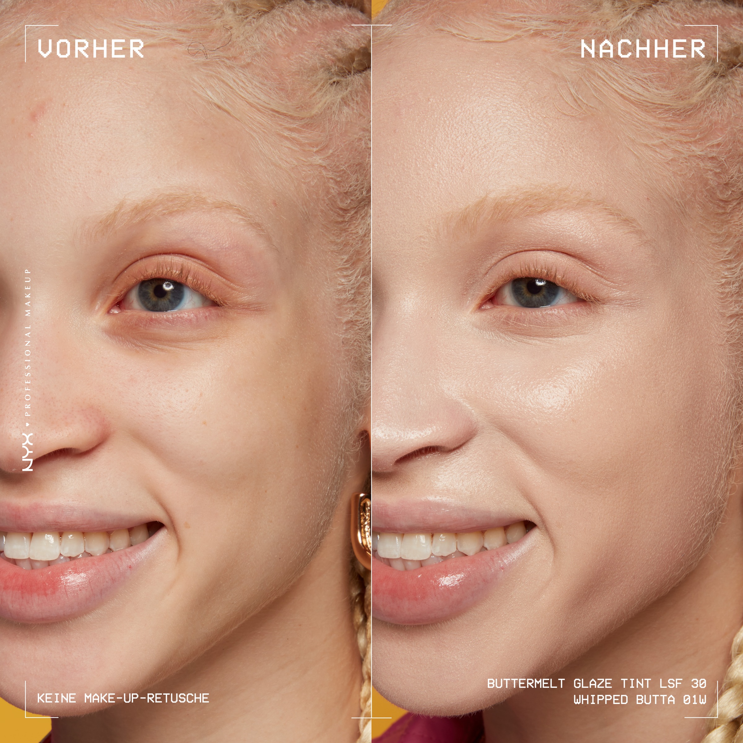 NYX Foundation »NYX Professional Makeup Buttermelt Glaze Foundation LSF 30«