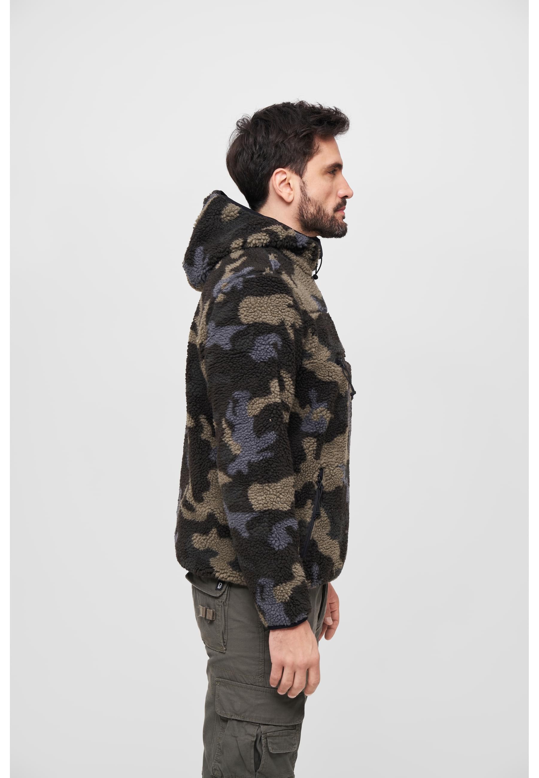Brandit Anorak »Brandit Herren Teddyfleece Worker Pullover«, (1 St.), mit Kapuze