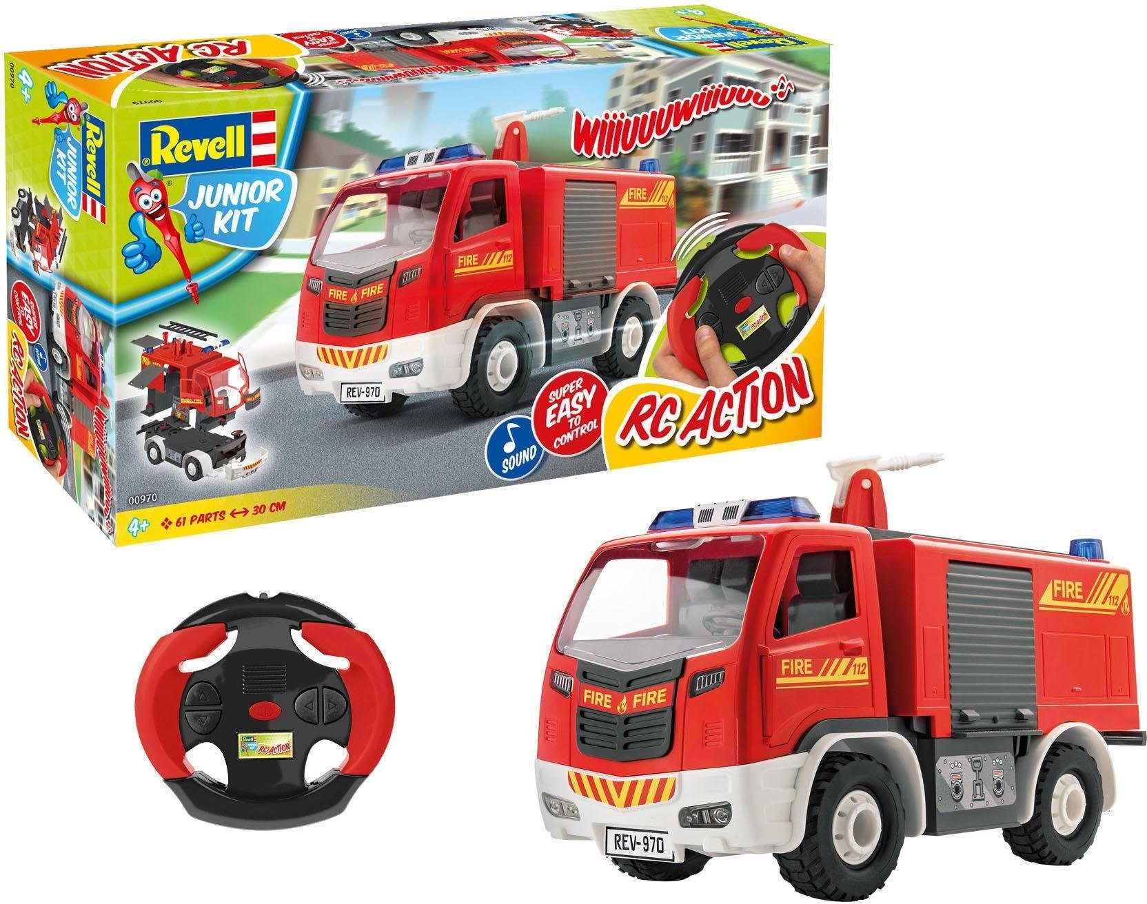 RC-Auto Junior Kit, RC Feuerwehrauto (40-tlg.)