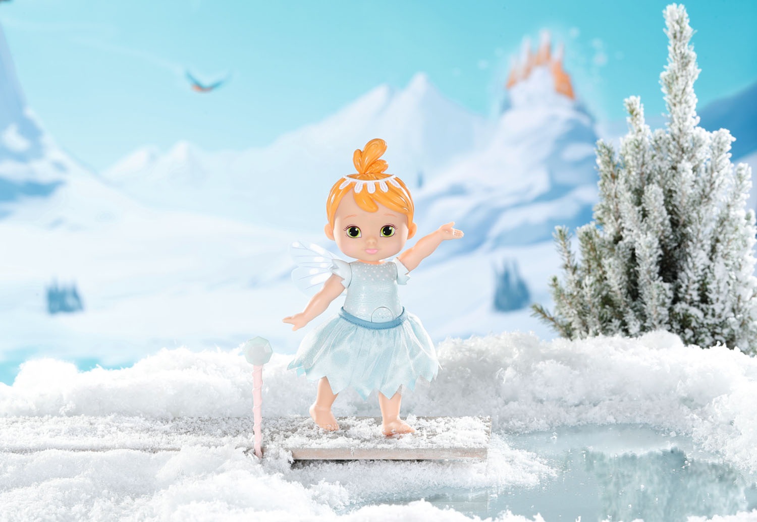 Baby Born Stehpuppe »Storybook Fairy Ice, 18 cm«, mit Lichteffekten