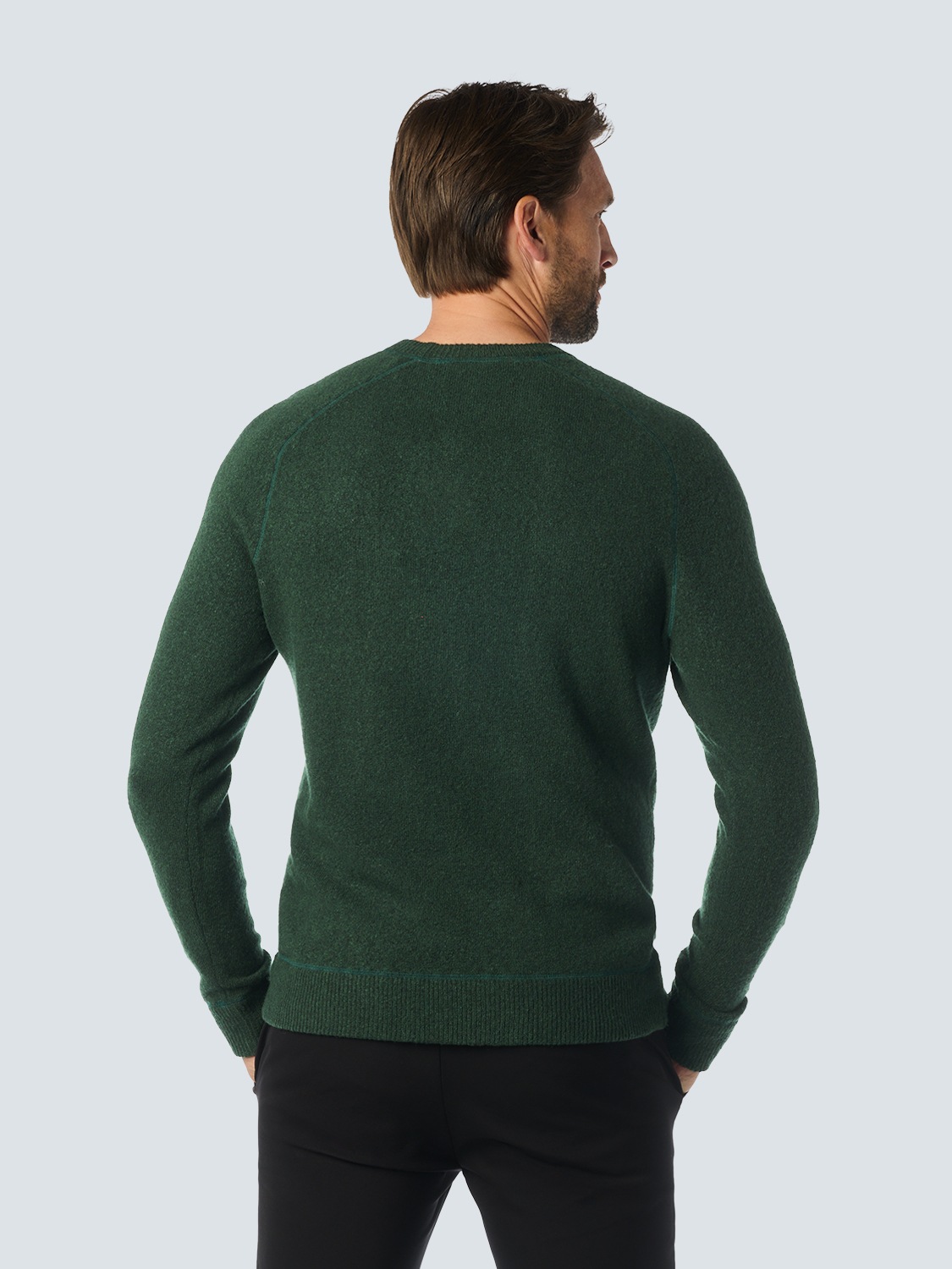 NO EXCESS Rundhalspullover »No Excess Soft-Touch-Pullover mit Wolle«
