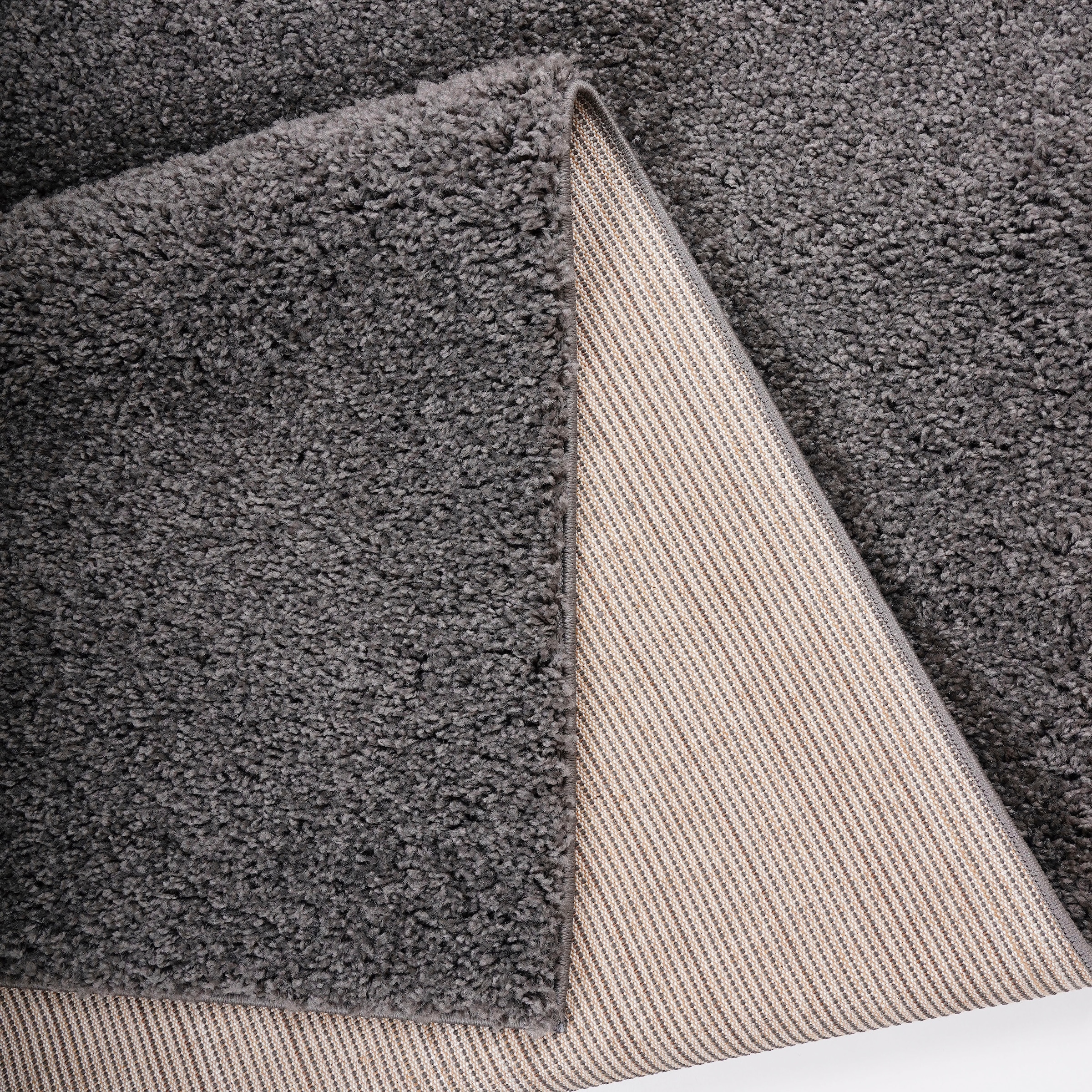 Bruno Banani Läufer »Shaggy Soft«, rechteckig, 30 mm Höhe, Läufer, Brücke, gewebt, Uni-Farben, besonders weich
