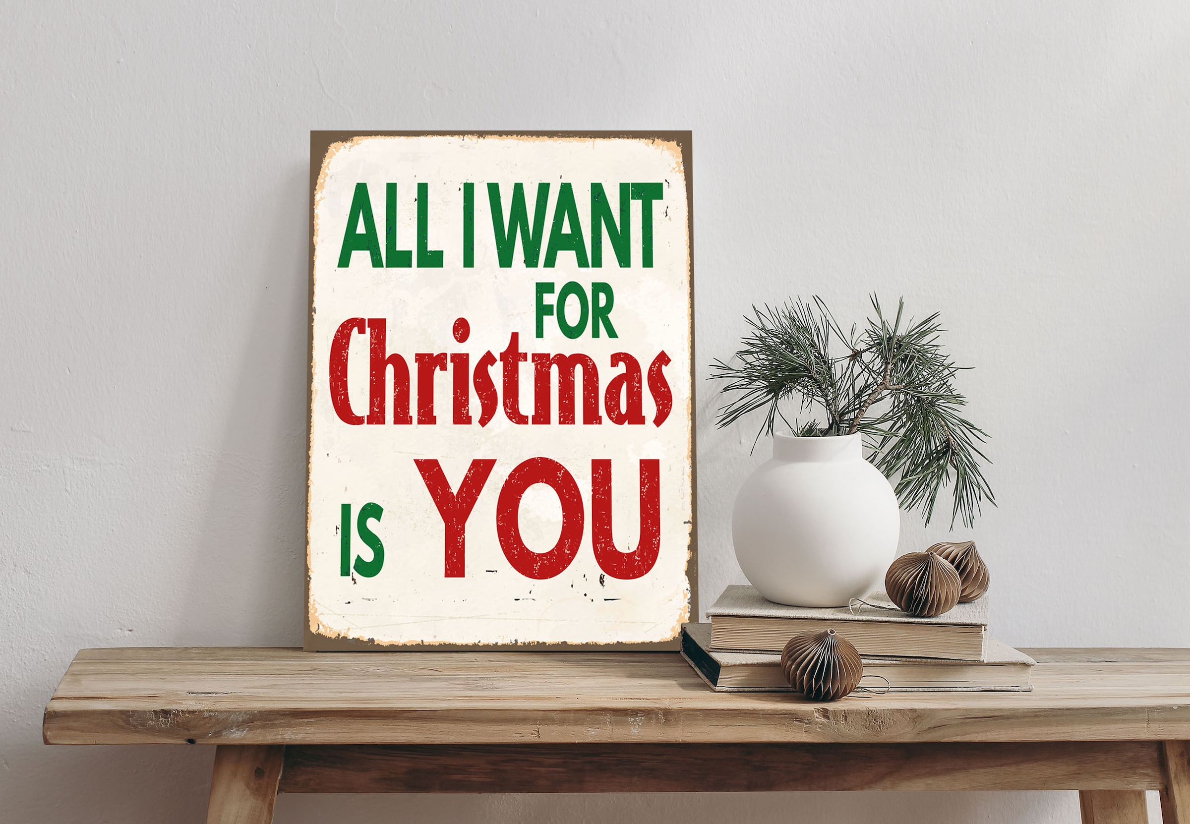 queence Alu-Dibond-Druck "Christmas" Weihnachten 1 Stk. tlg. Spruch, Weihna günstig online kaufen