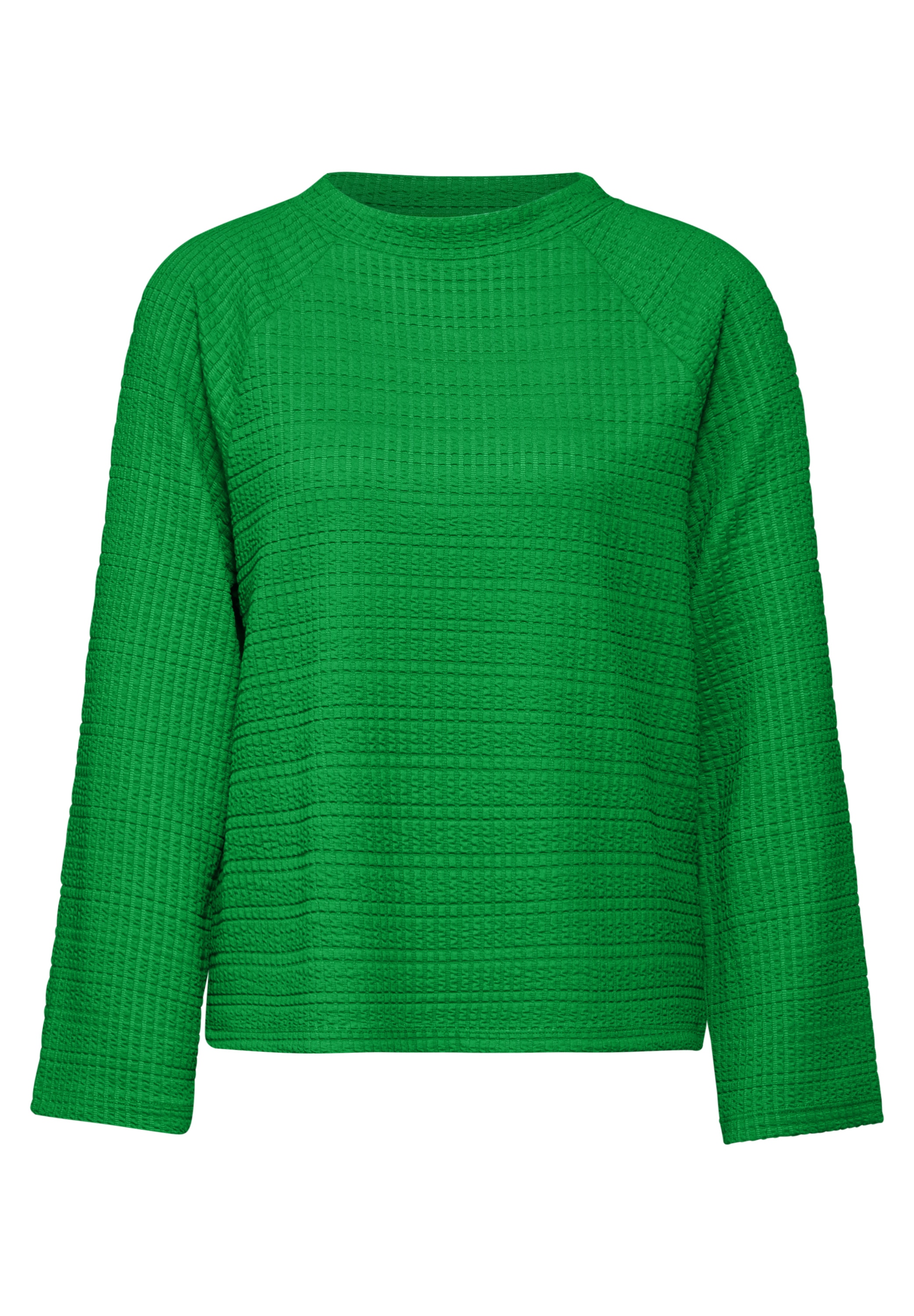 STREET ONE STUDIO Langarmshirt, aus elastischem Materialmix