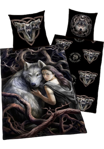 Anne Stokes Kinderbettwäsche »« (2 tlg.) su Wolf i...