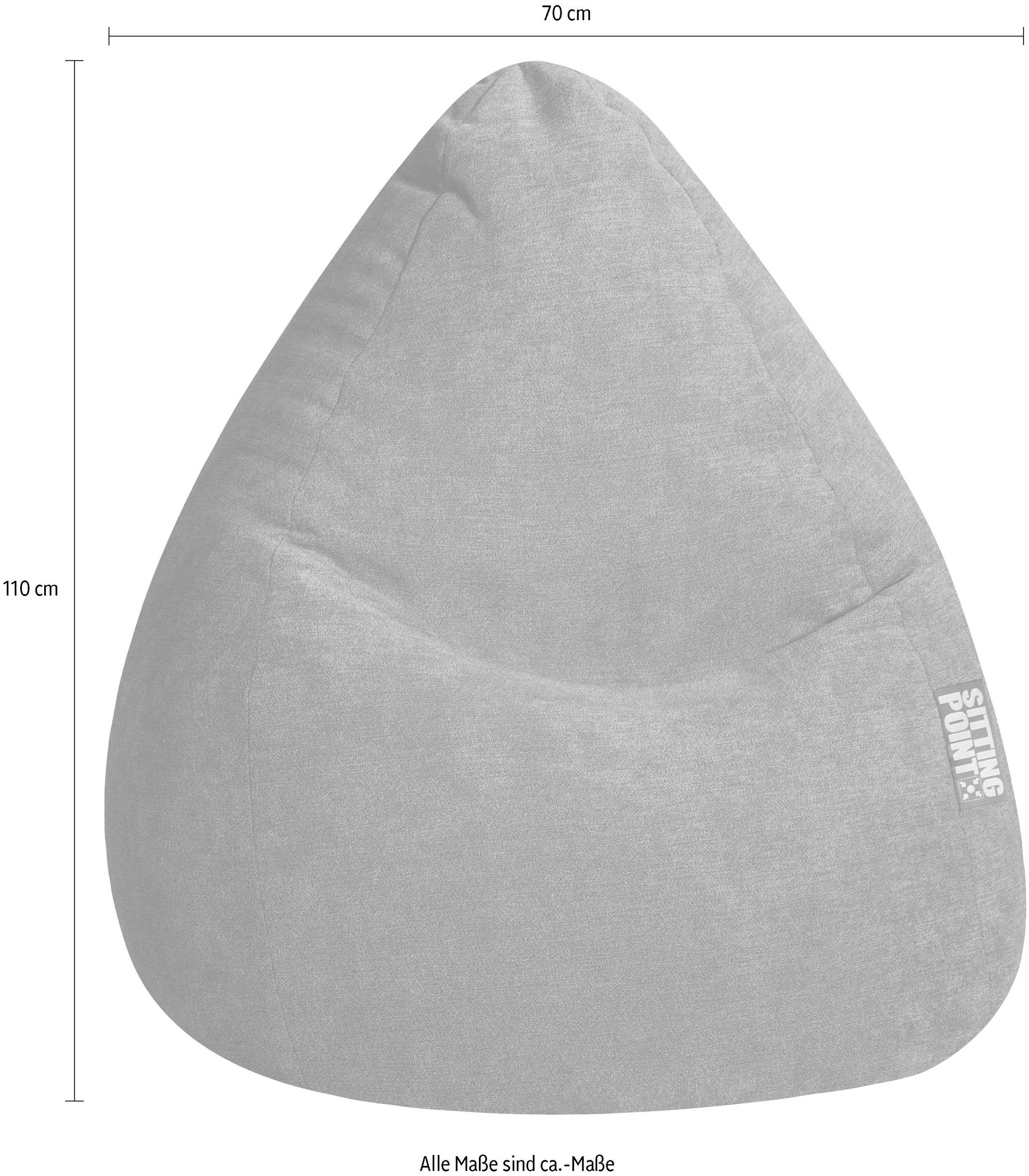 Sitting Point Sitzsack Alfa XL Anthrazit günstig online kaufen