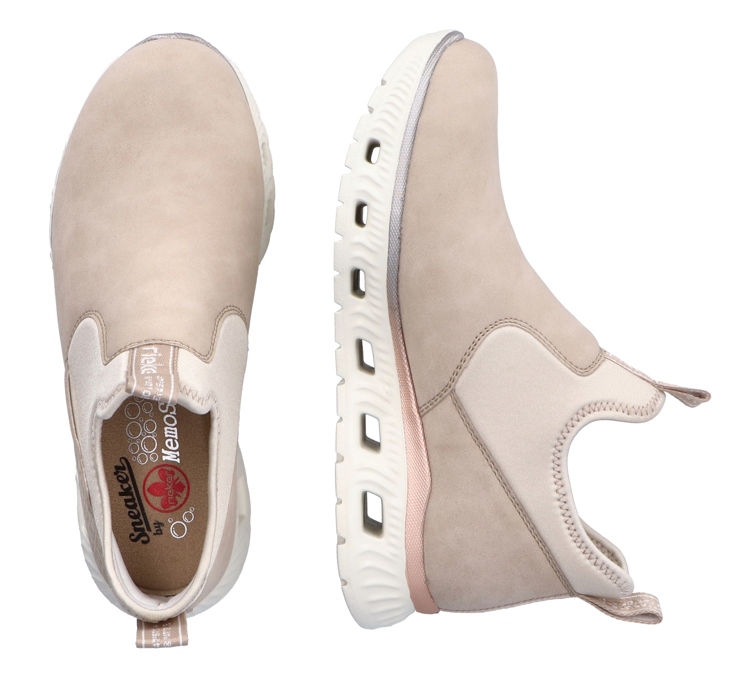 RIEKER Sport Schlupfboots, High-Top-Sneaker, Schlupfboots mit elastischem Schaft