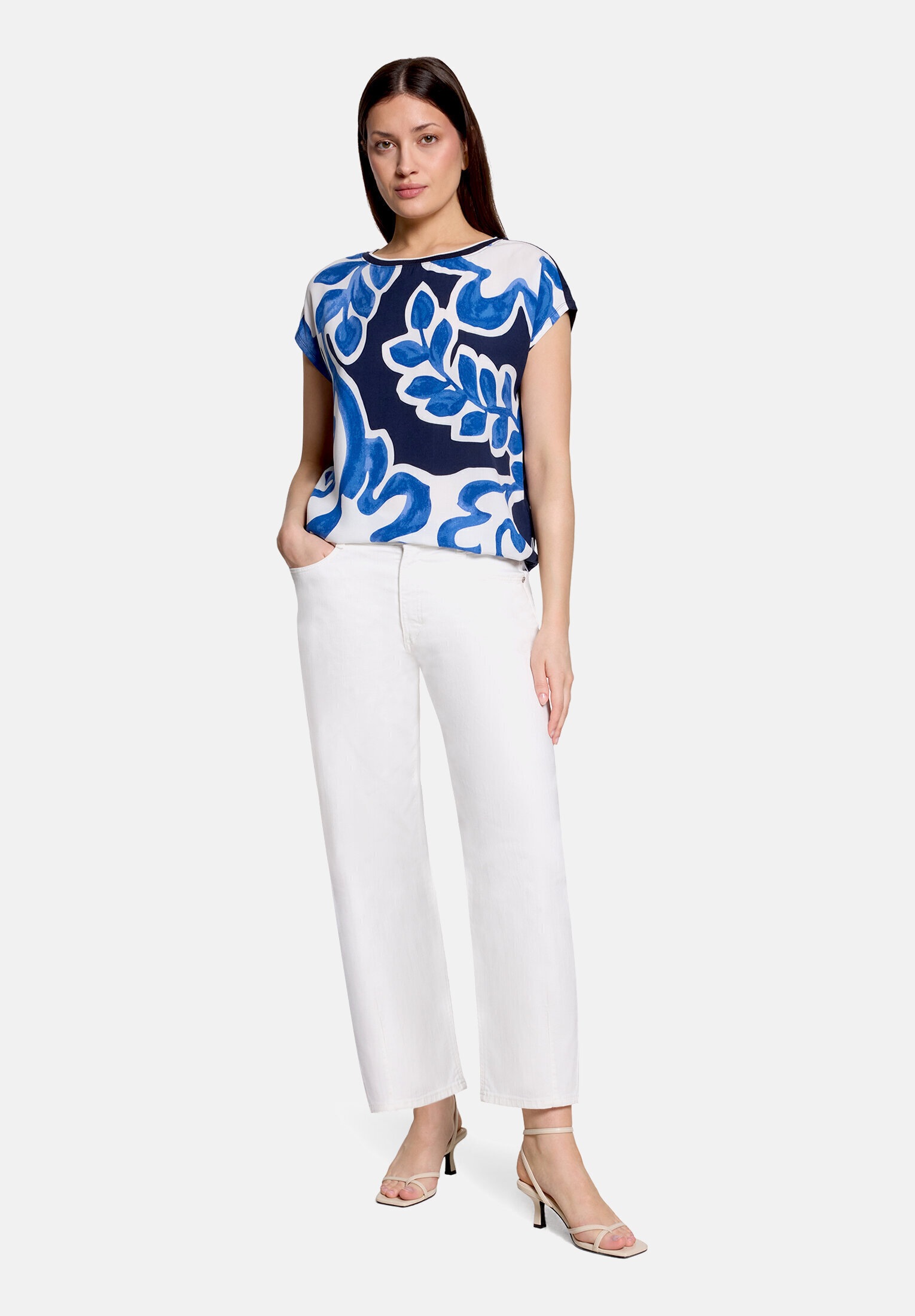Betty&Co Kurzarmshirt "Damen mit Print" 1