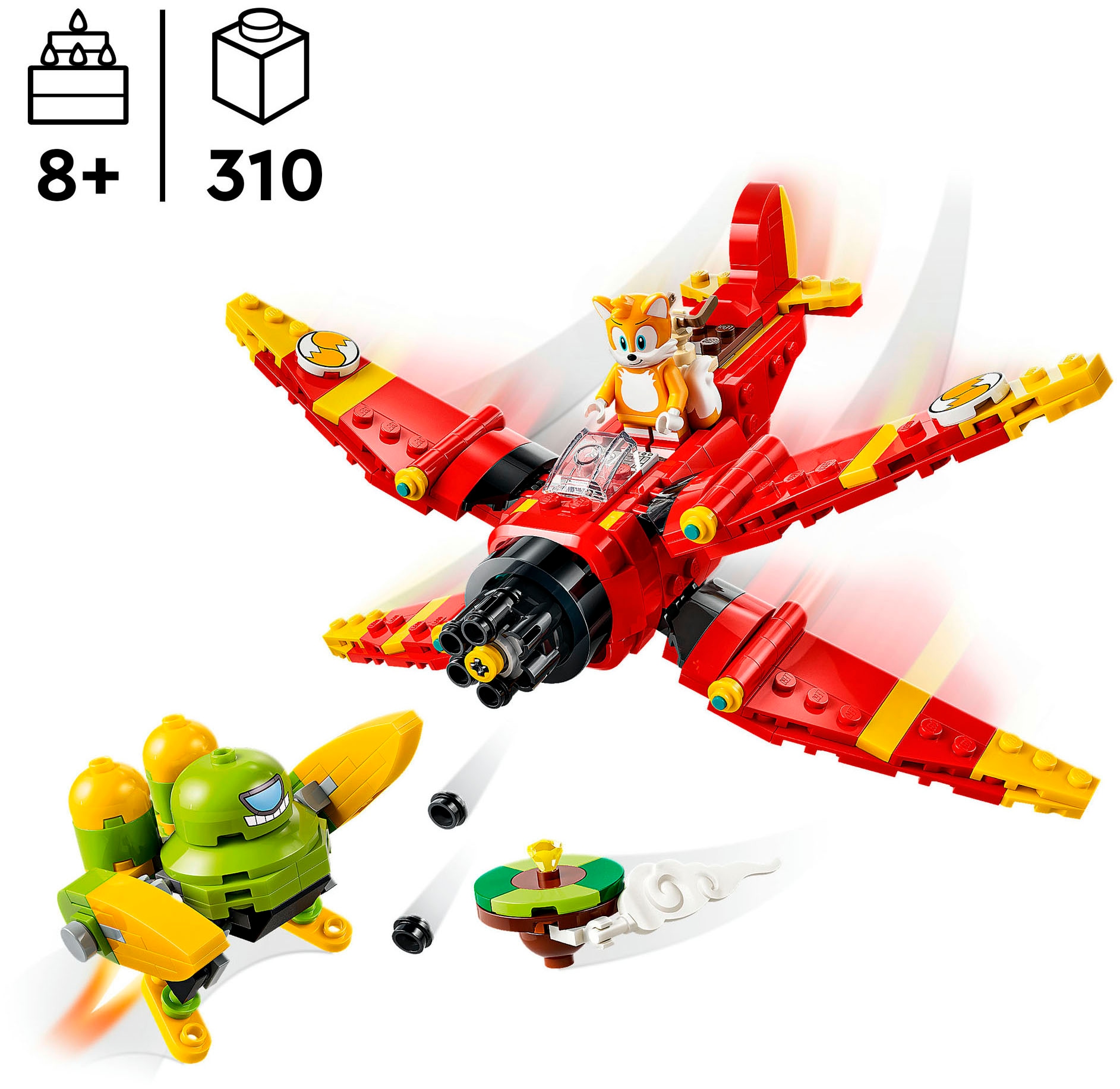 LEGO® Konstruktionsspielsteine »Tails' Tornado-1 (77119), LEGO Sonic« Made in Europe