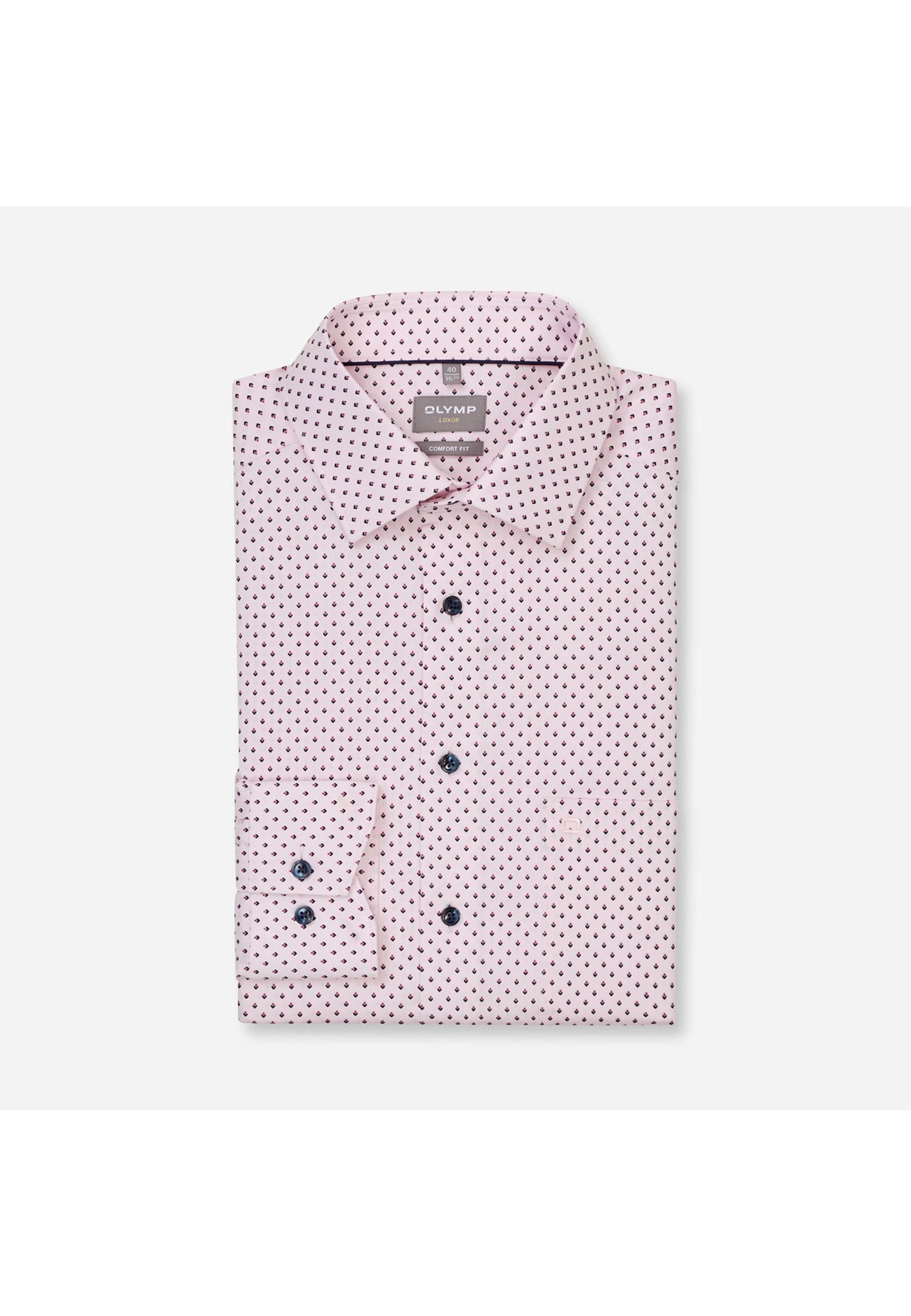 OLMP Luxor Business Shirt Light Pink 46 8