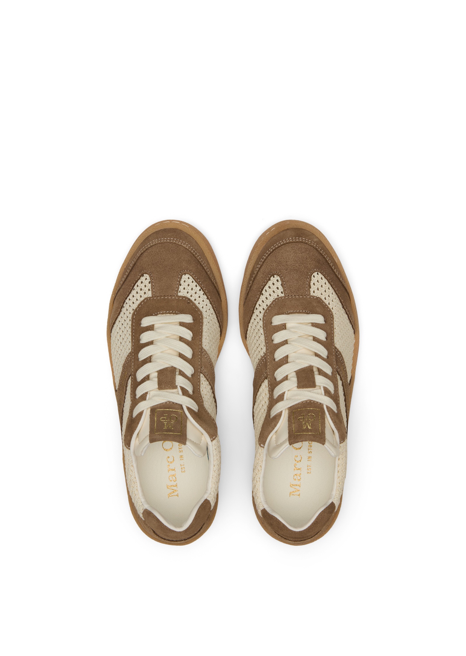 Marc O'Polo Sneaker »aus edlem Rindleder mit Häkeleinsätzen«