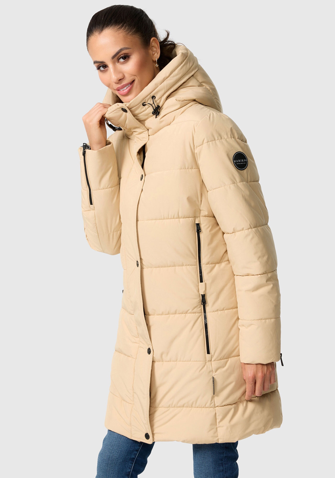 Marikoo Winterjacke »Karumikoo XVI«, mit großer Kapuze