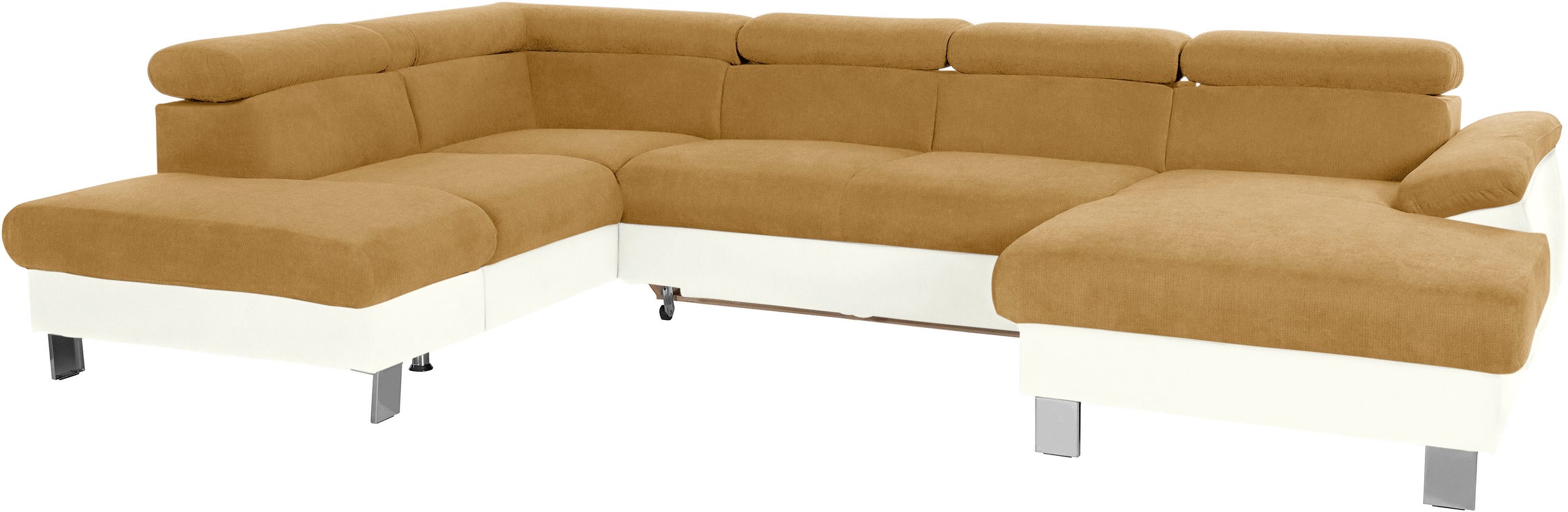 COTTA Wohnlandschaft "Komaris U-Form, B: 320 cm", mit Kopfteilverstellung, günstig online kaufen