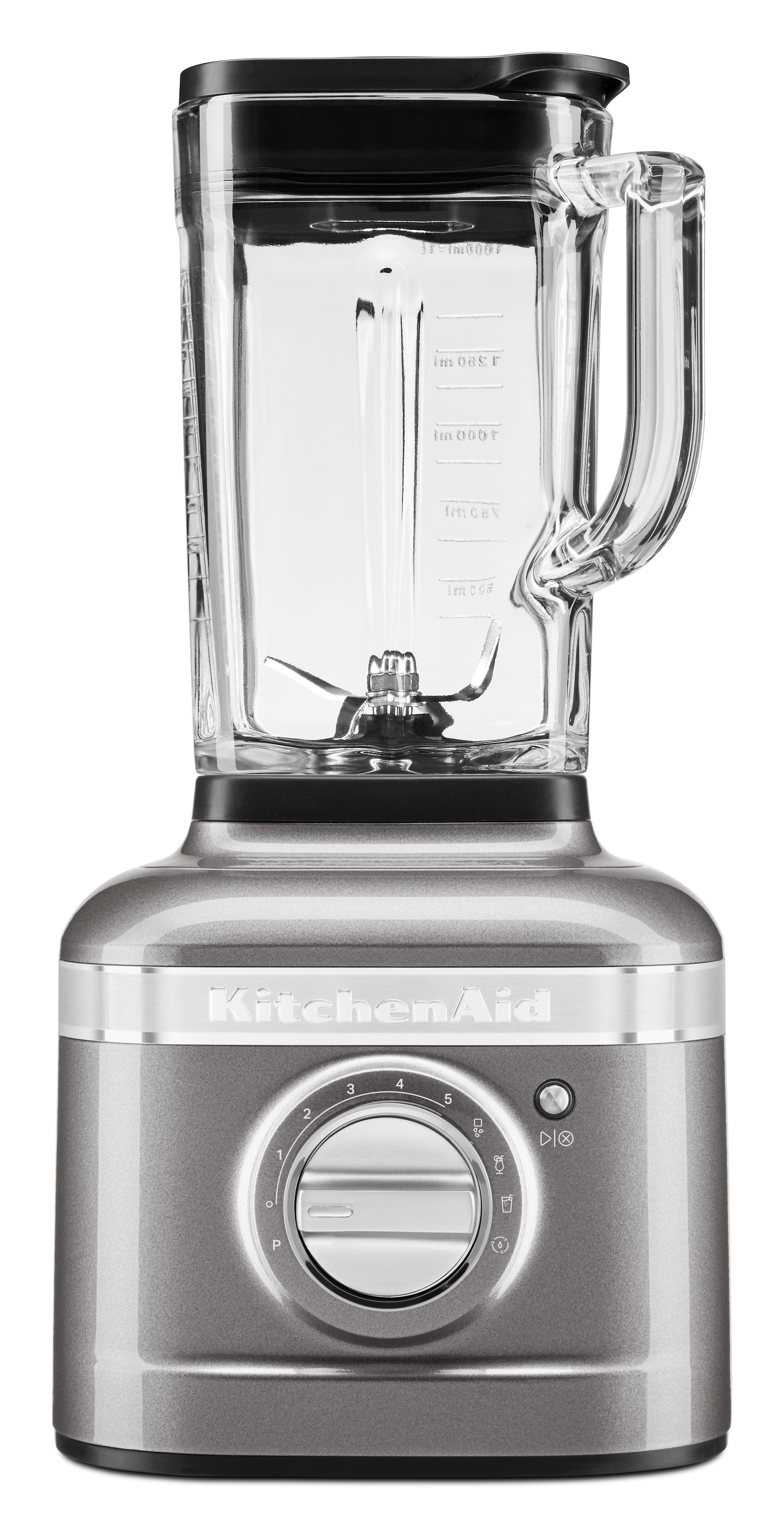 KITCHENAID Standmixer "5KSB4026EMS Medallion Silber", B:19,28cm H:40,1cm T:22,91cm, silber, Zerkleinerer