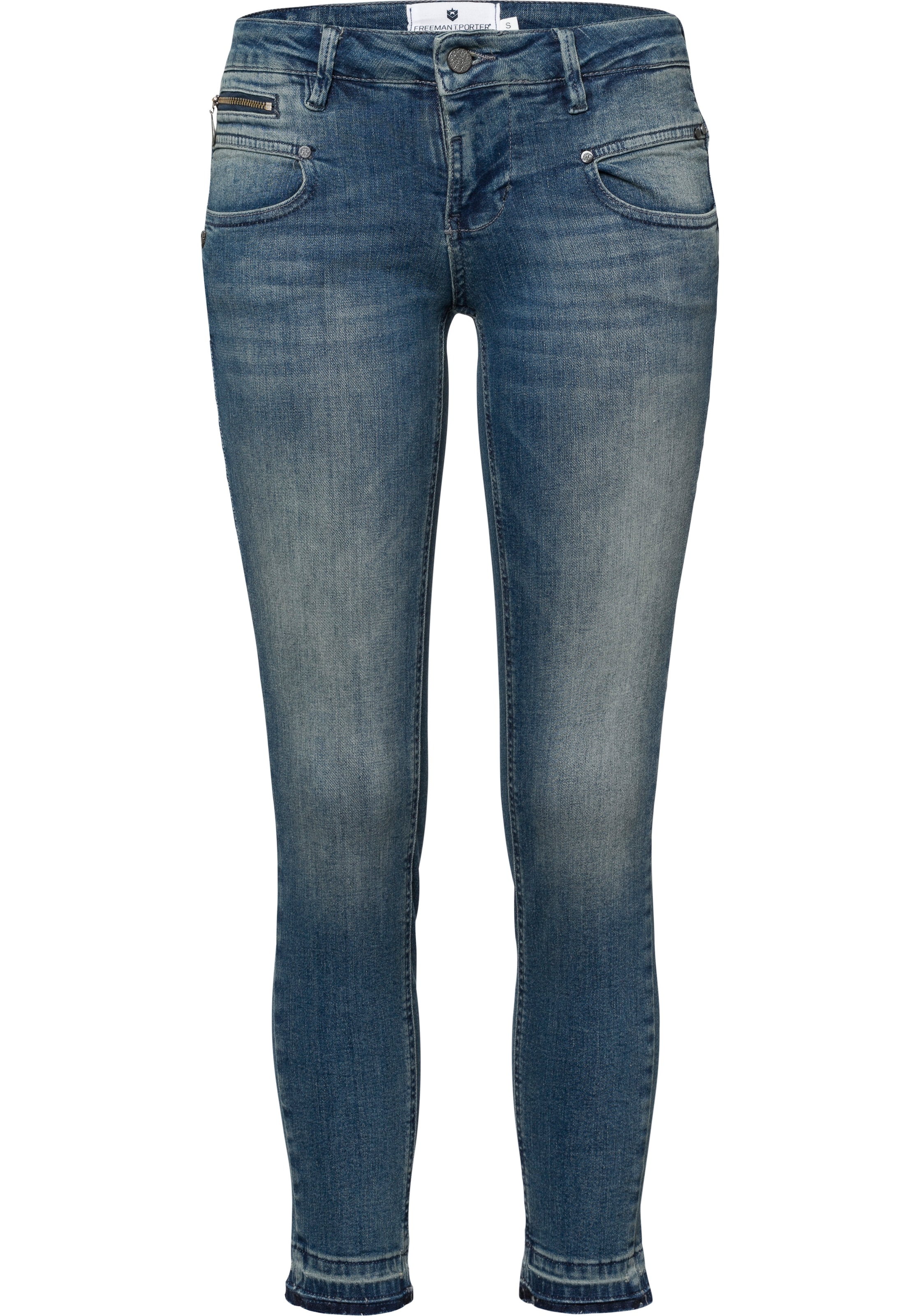 Freeman T. Porter Skinny-fit-Jeans, bestellen mit Reißverschluss für der Coinpocket an BAUR 