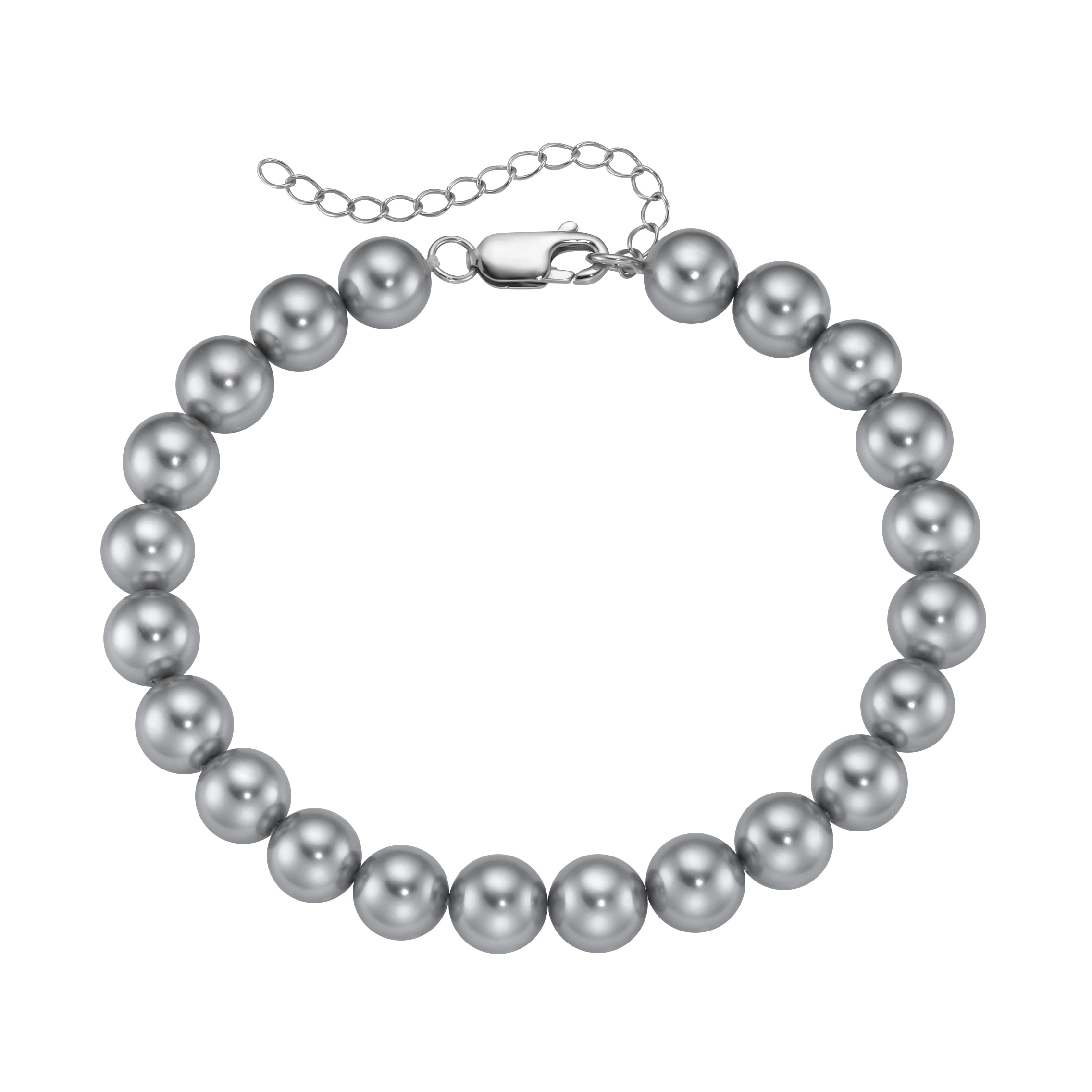 Smart Jewel Armband »mit Muschel-Perlen, Silber 925«