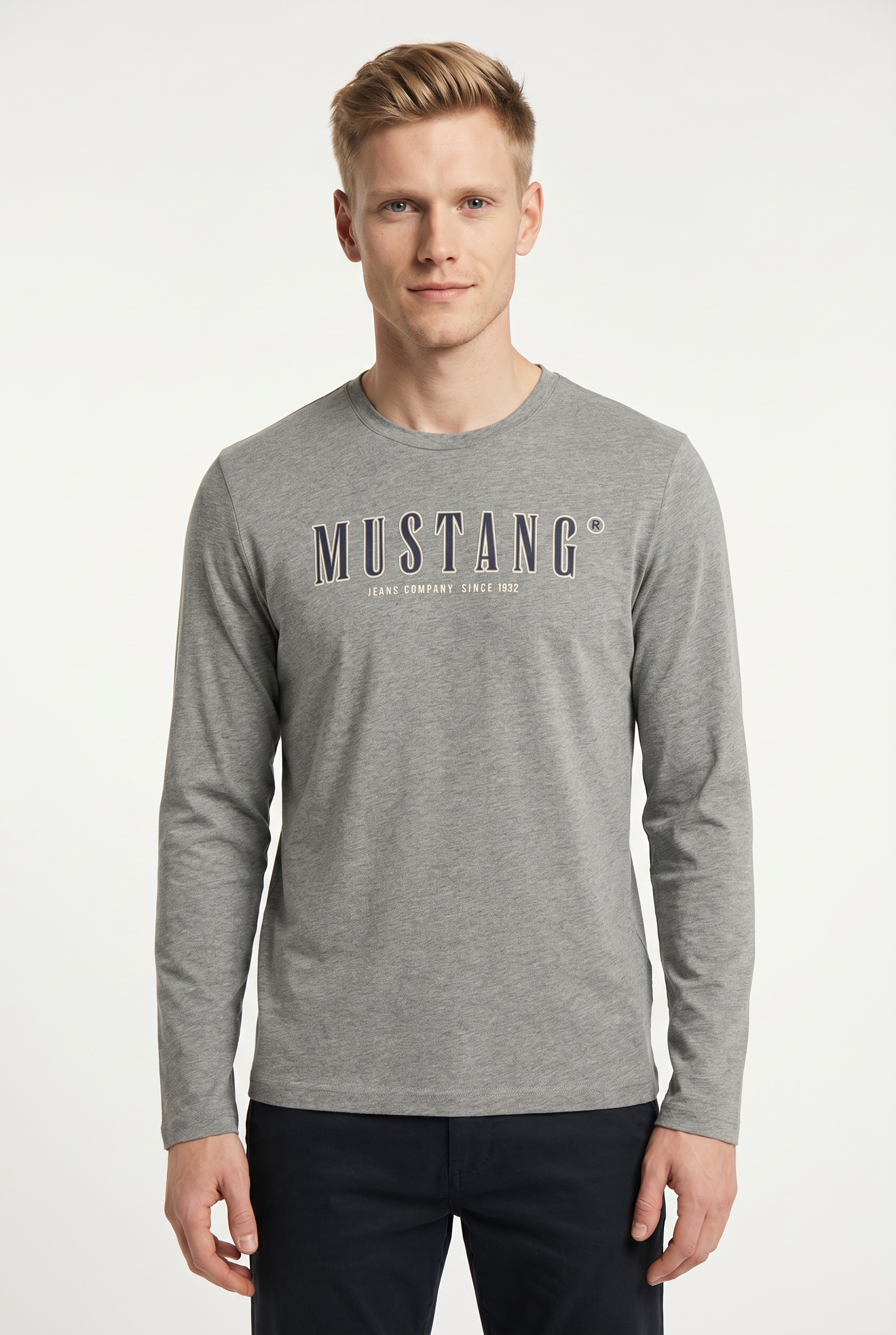 MUSTANG Langarmshirt "Style Adrian"