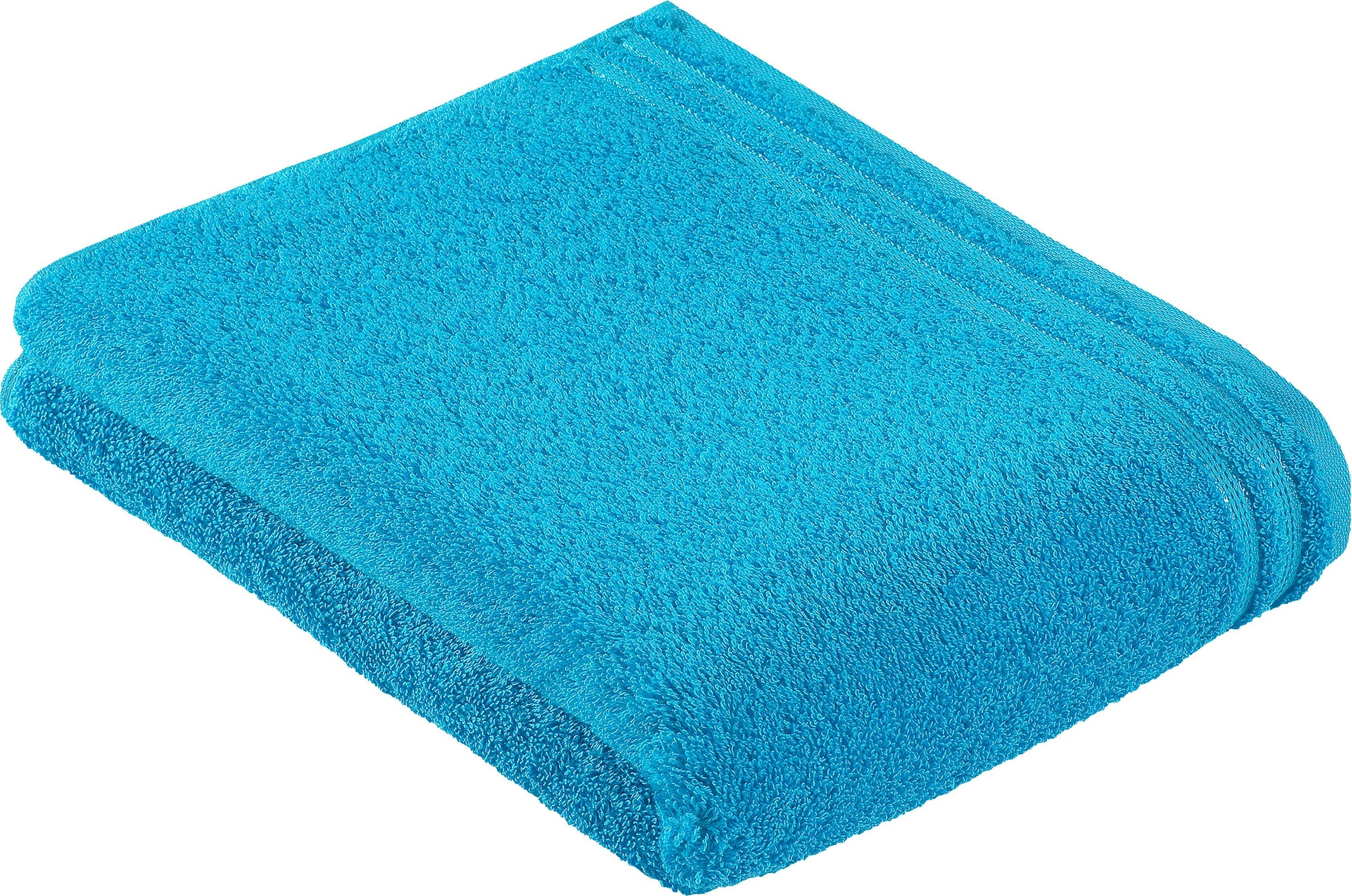 Vossen Handtuch »Calypso aus einfarbig 100% schmaler (1 bestellen Bordüre BAUR Baumwolle, mit | Feeling«, St.), Vegan