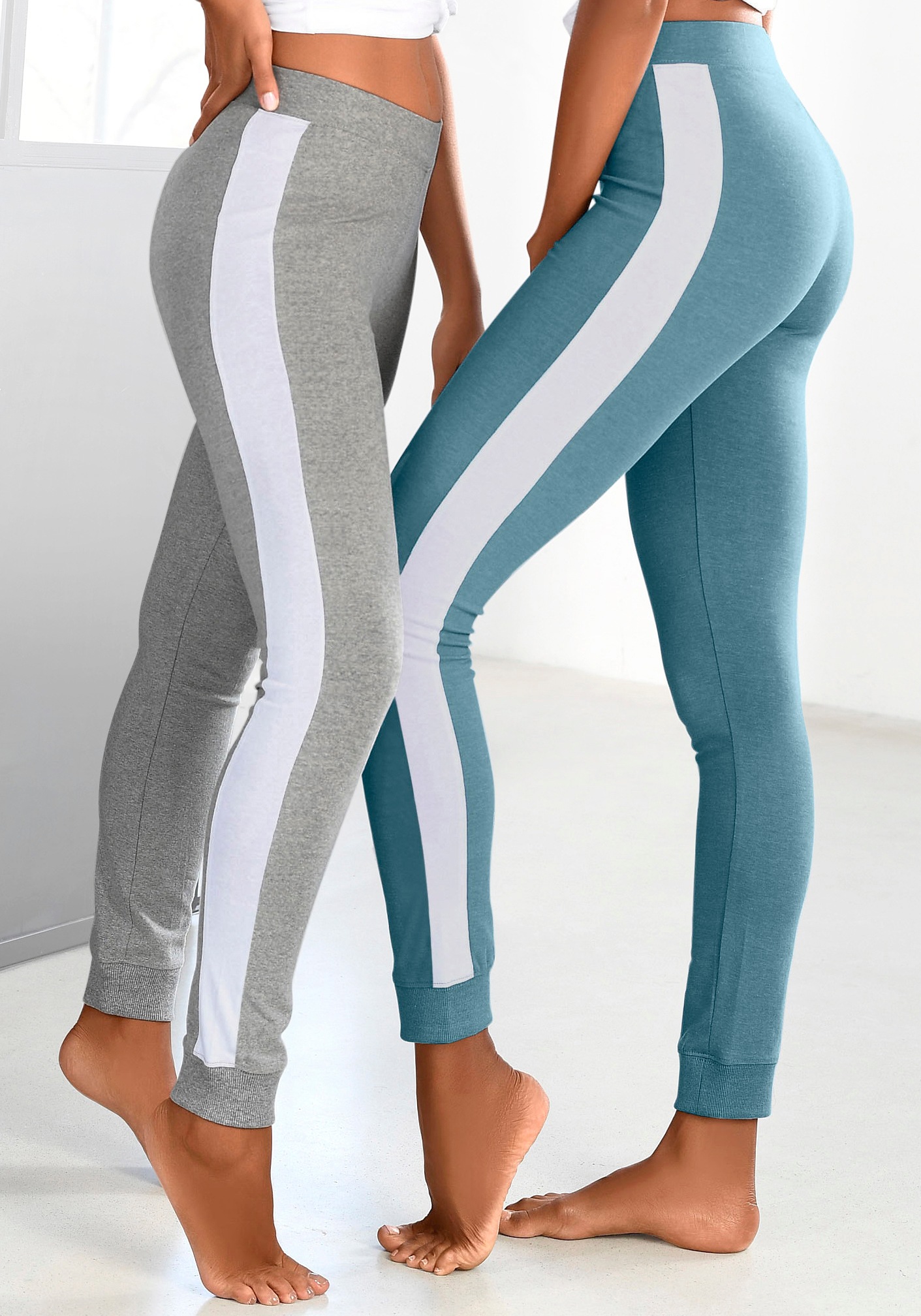 Arizona Leggings mit breitem Streifen günstig online kaufen