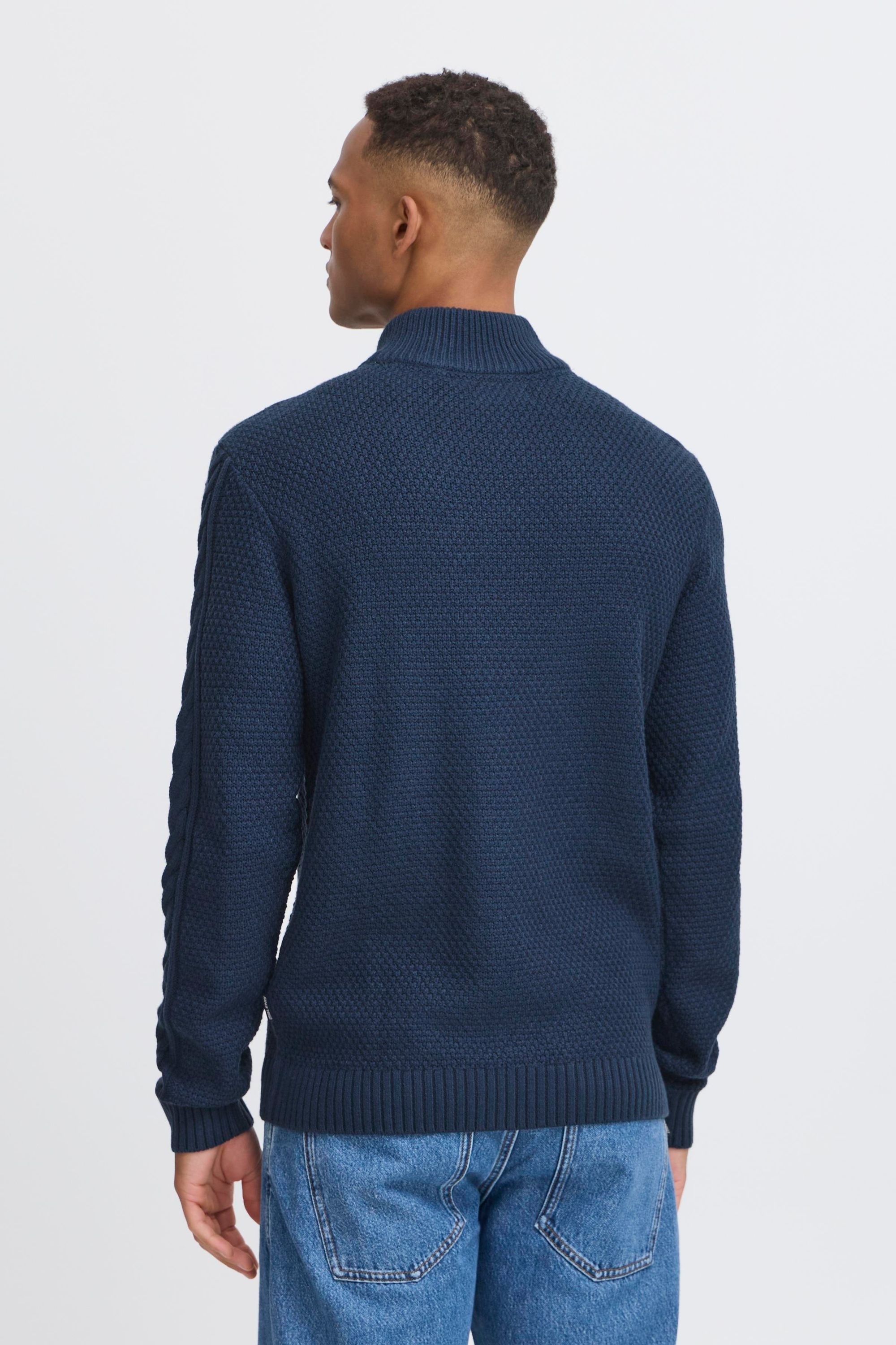 Troyer BLEND "Troyer BHBASIM", Herren, Gr. XXL, blau (marineblaus), Obermaterial: 50% Baumwolle CO. 47% Polyacryl PAN. 3% Nylon NY., Pullover Troyer 6