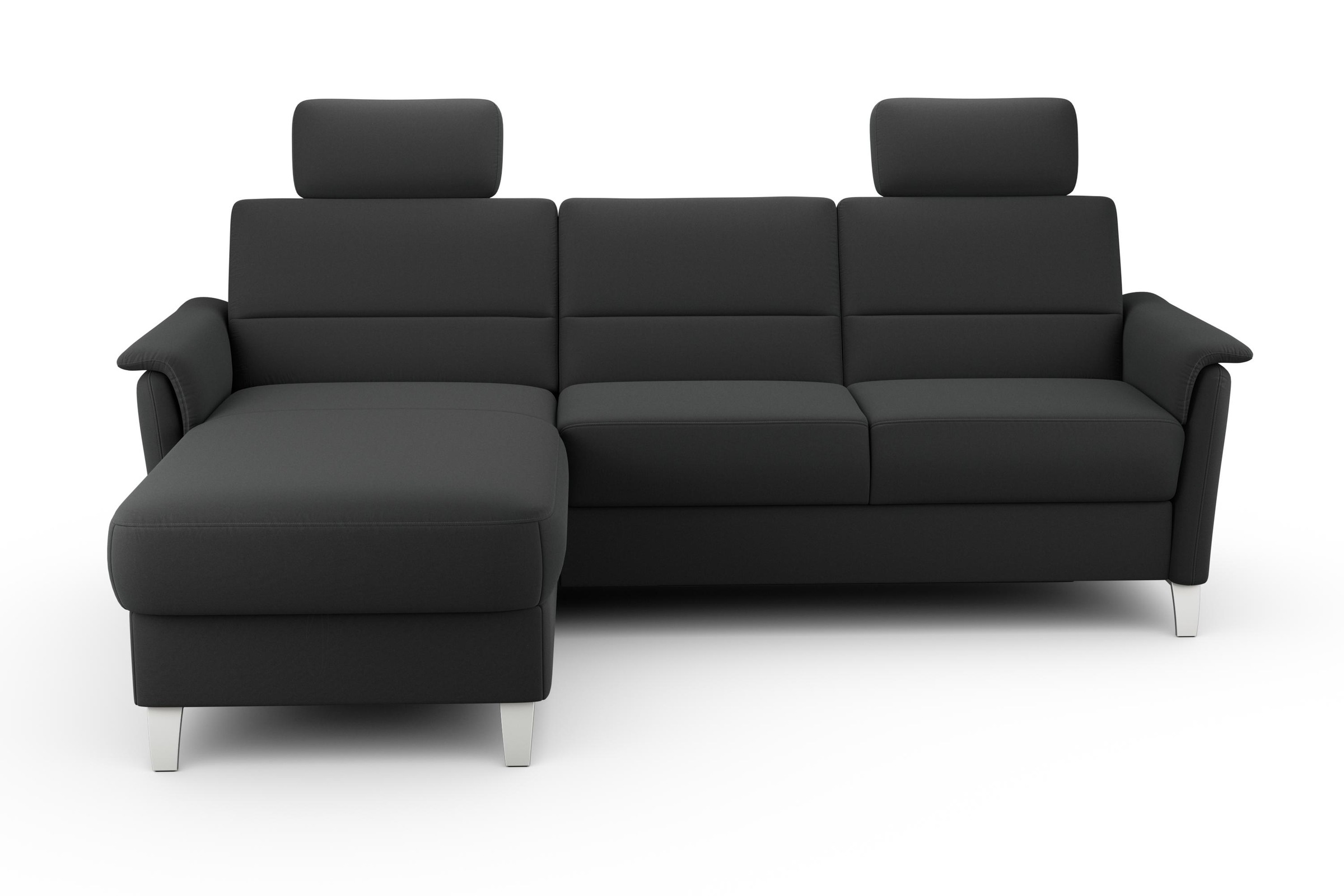 sit&more Ecksofa »Palmera L-Form«, Federkern, wahlweise mit Bettfunktion und mit/ohne Stauraum