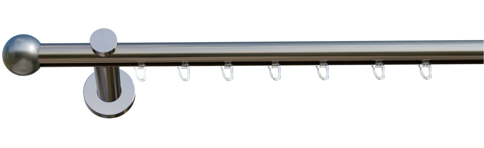 indeko Gardinenstange "Colombes" Ø 16 mm 1 läufig-läufig Wunschmaßlänge Inn günstig online kaufen