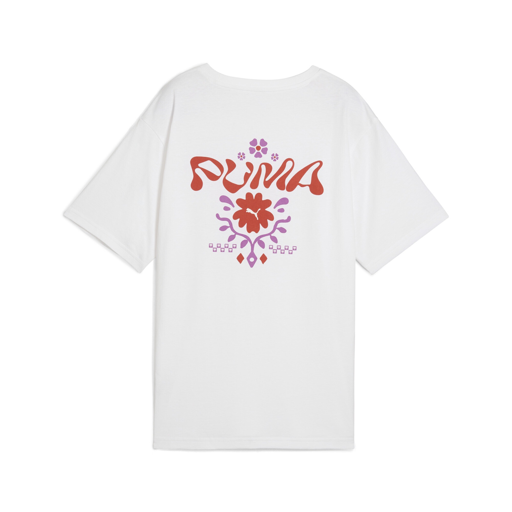 PUMA T-Shirt »ESS FLORAL PACK Relaxed Fit T-Shirt mit Grafik Damen«