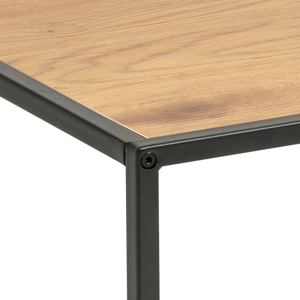 ACTONA GROUP Couchtisch, Metallgestell im modernen Industrie-Look, quadratisch, Breite 60 cm