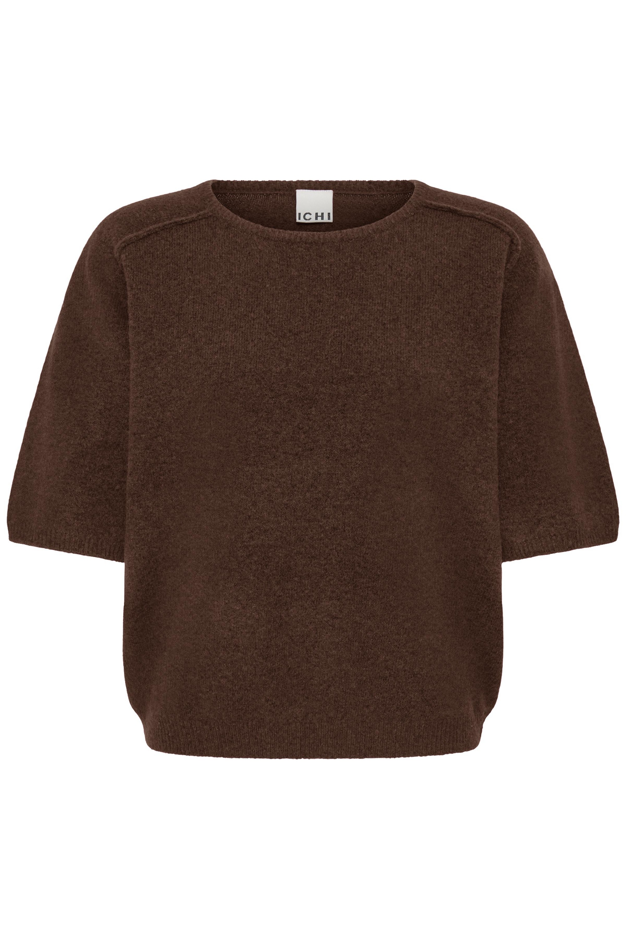 Ichi Kurzarmpullover "Damen Kurzarm-Bluse IHDASILA"