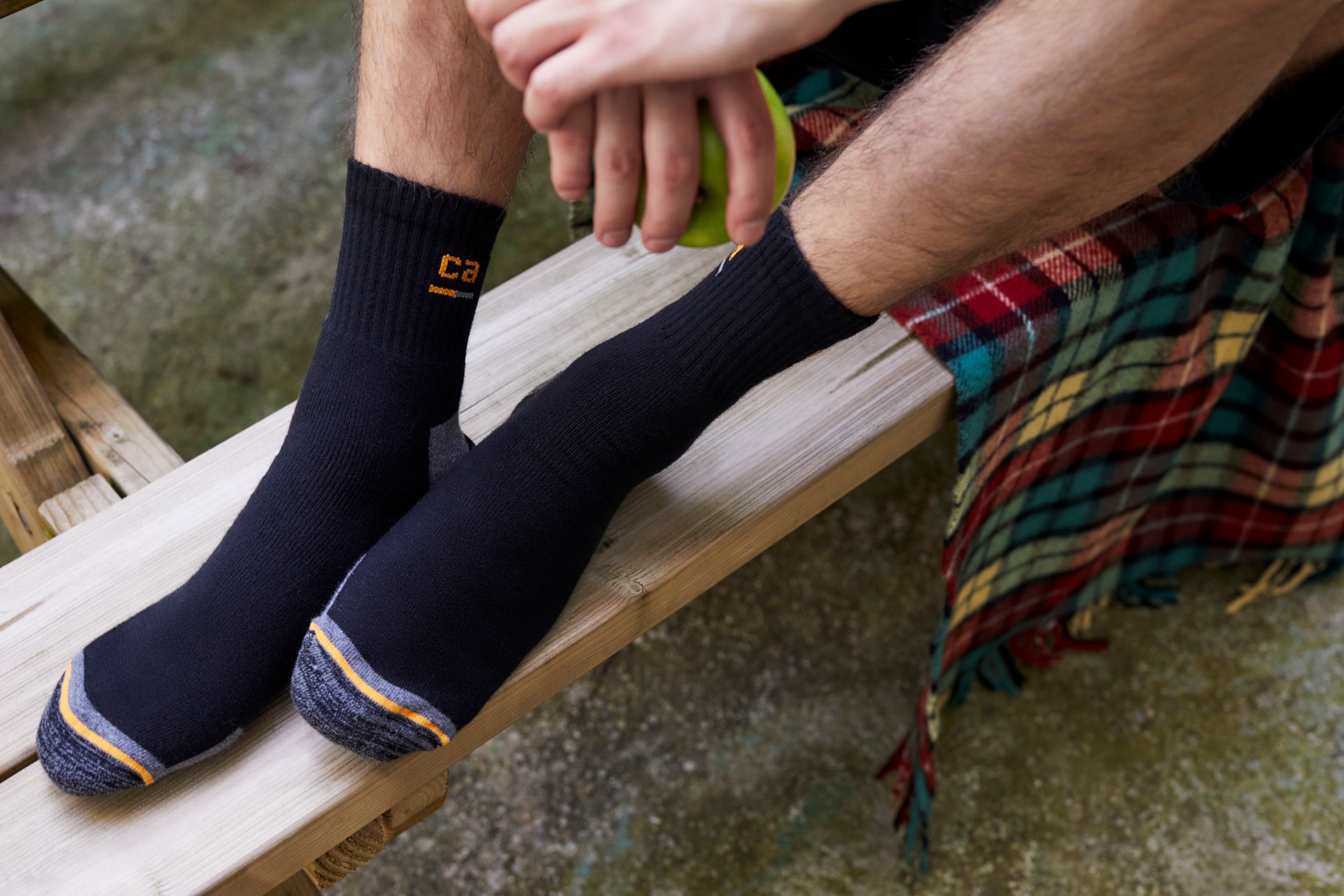 Camano Socken "Arbeitssocken Herren aus Baumwolle Atmungsaktiv Druckfreier günstig online kaufen