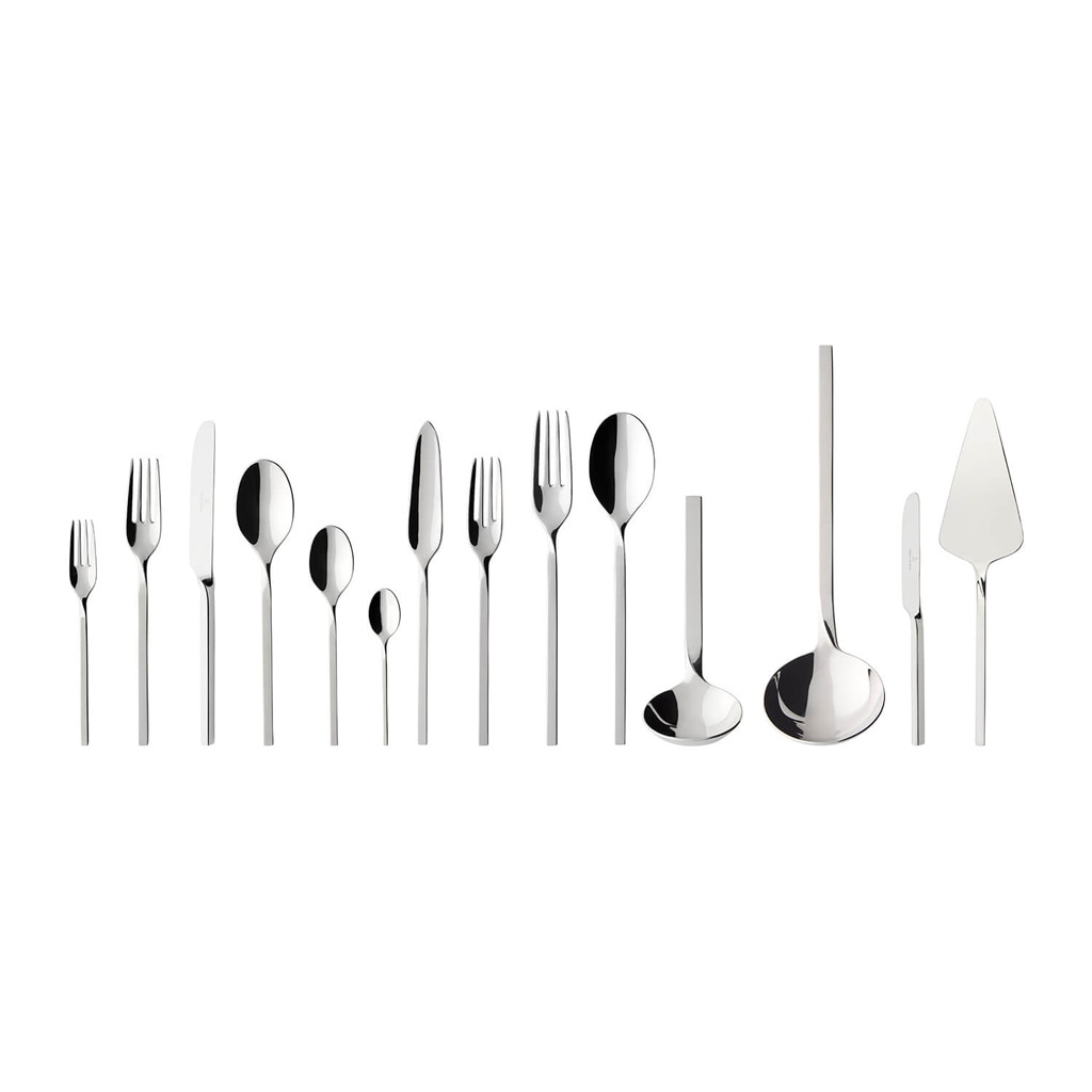 Villeroy & Boch "Lunch Tafelbesteck NewWave 113er Set silber"