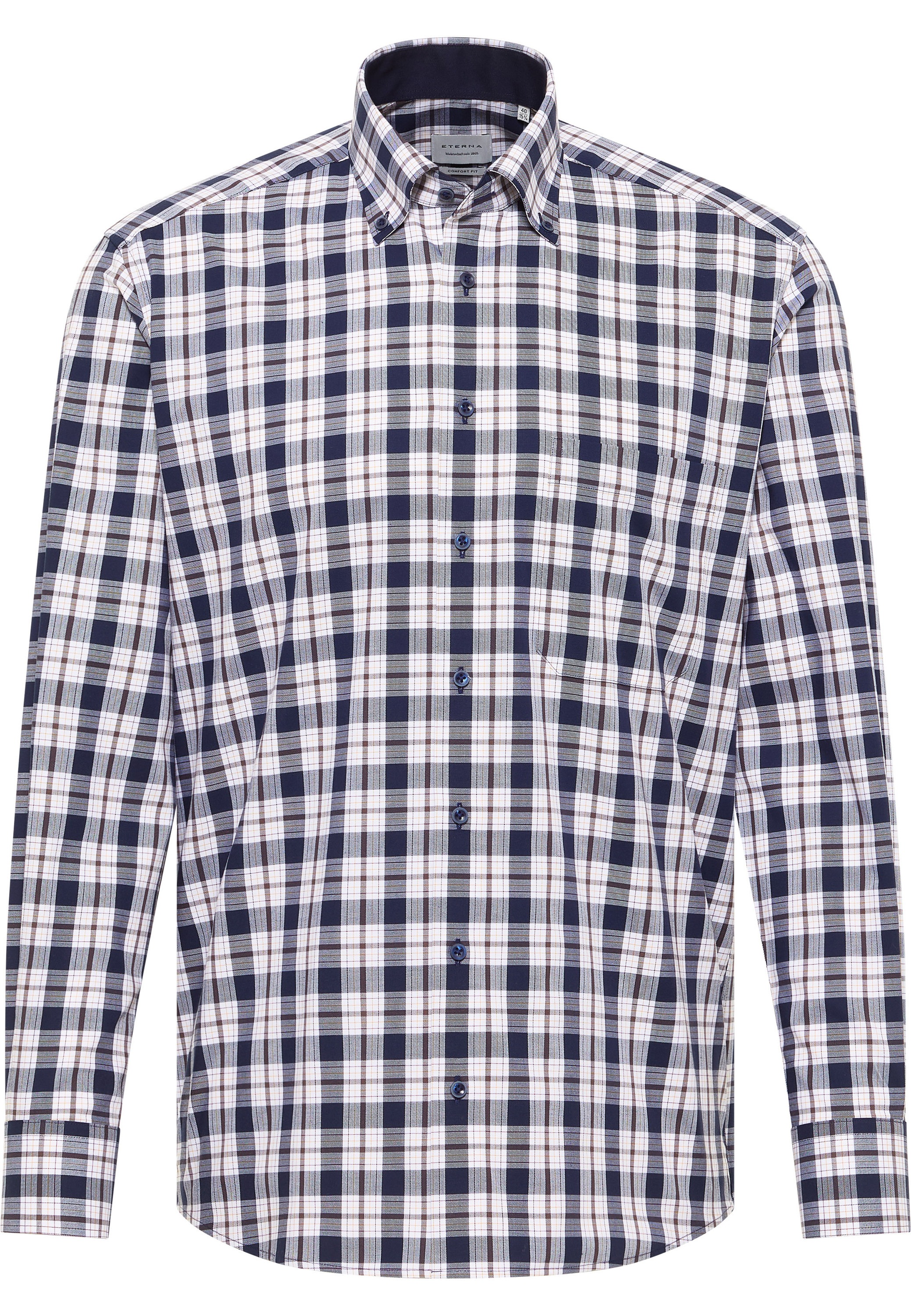 Eterna Langarmhemd »COMFORT FIT«, NON IRON (bügelfrei)