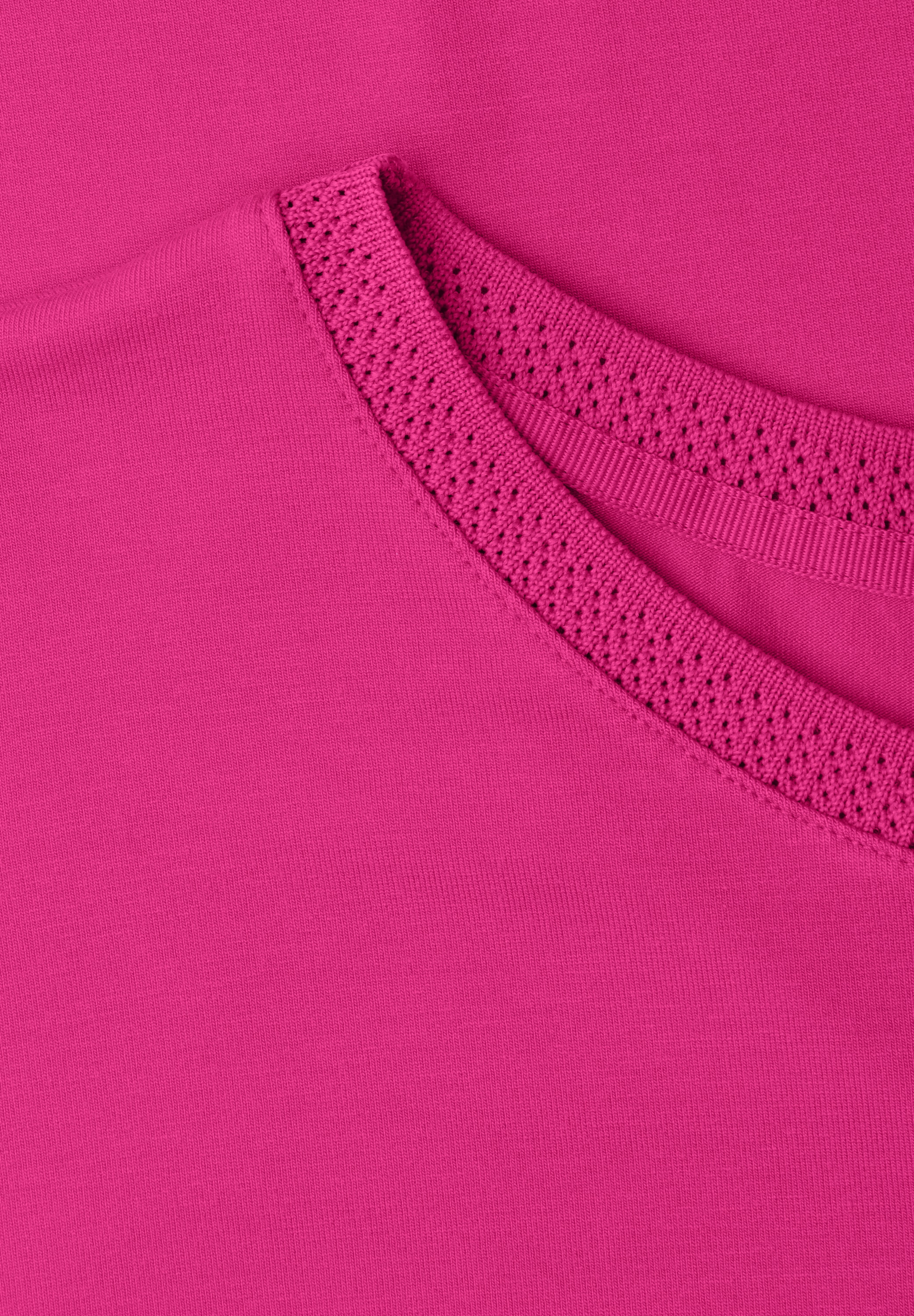 STREET ONE T-Shirt mit U-Boot-Ausschnitt