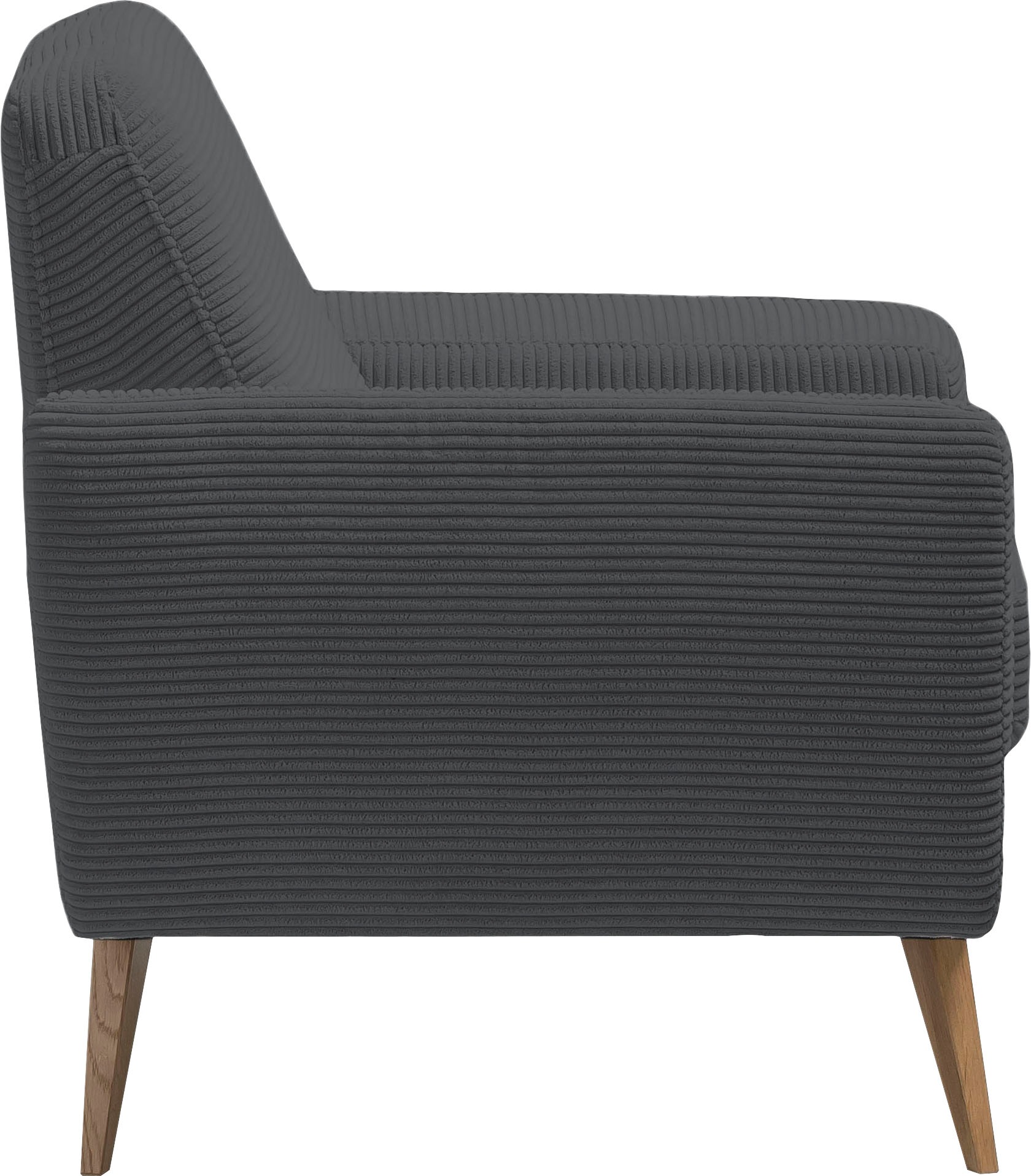 exxpo - sofa fashion Sessel »Samso, Loungesessel«, elegant und bequem, aktueller Cord Bezug