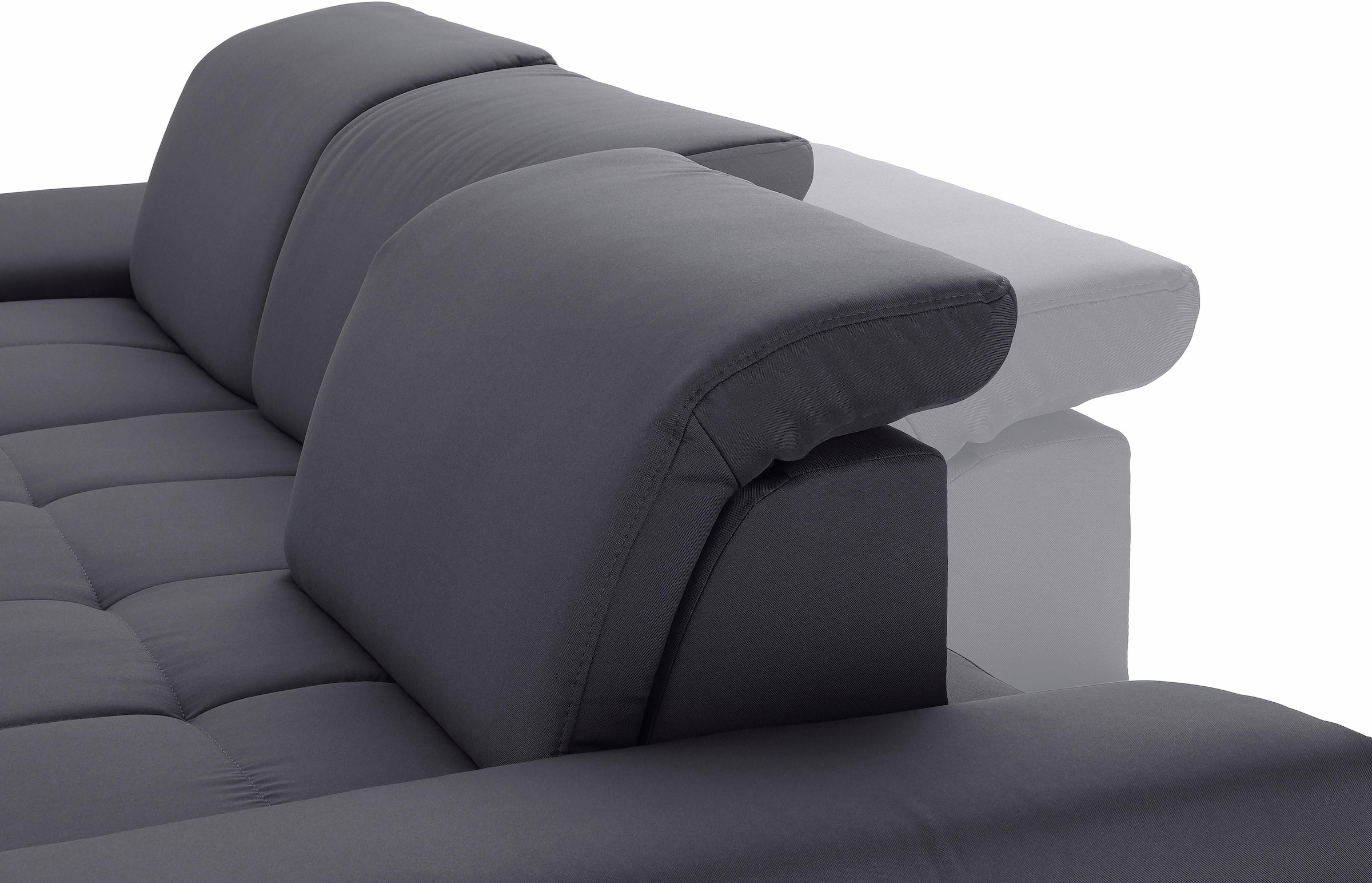 Places of Style Ecksofa »Caluna«, Inkl.Sitztiefenverstellung