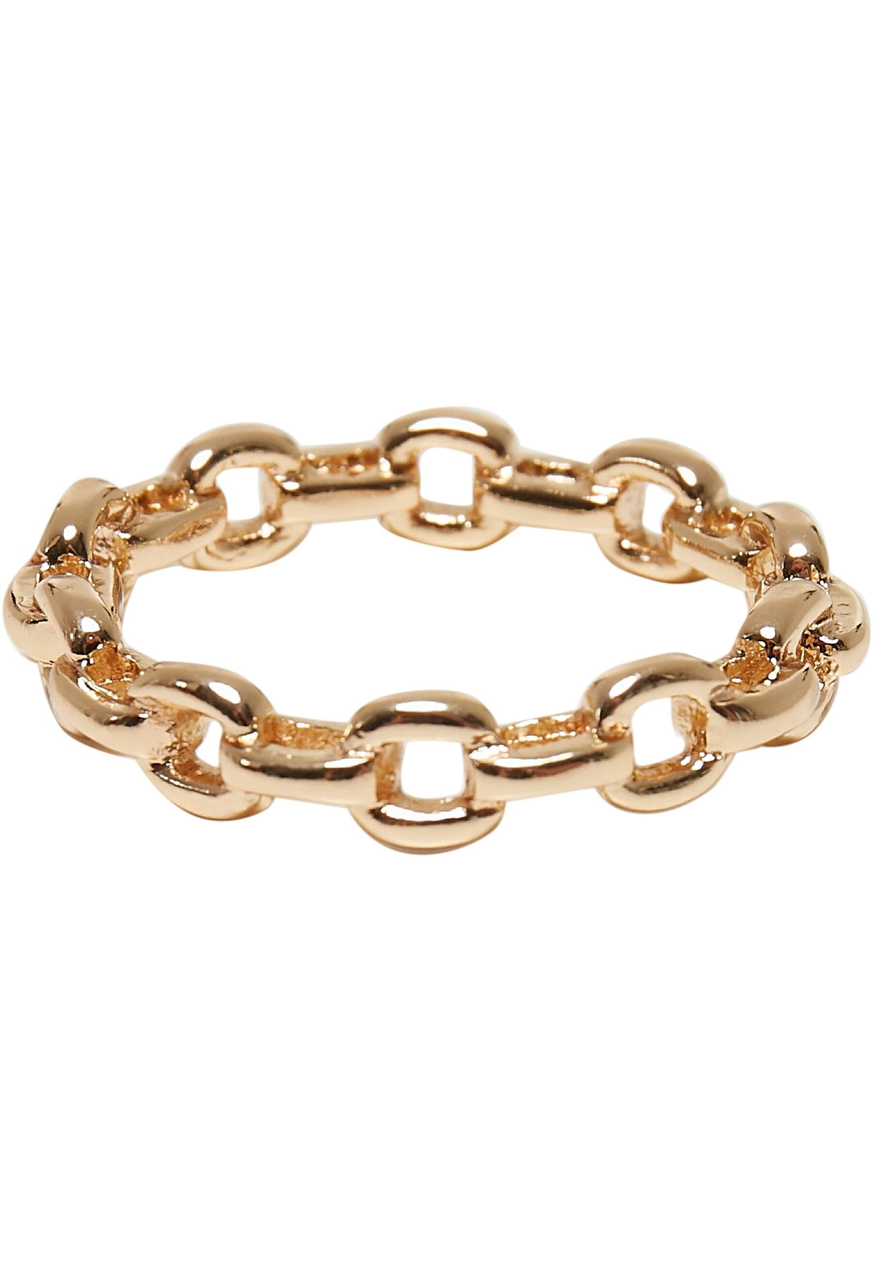 URBAN CLASSICS Ring-Set »Urban Classics Unisex Chain Ring 3-Pack«