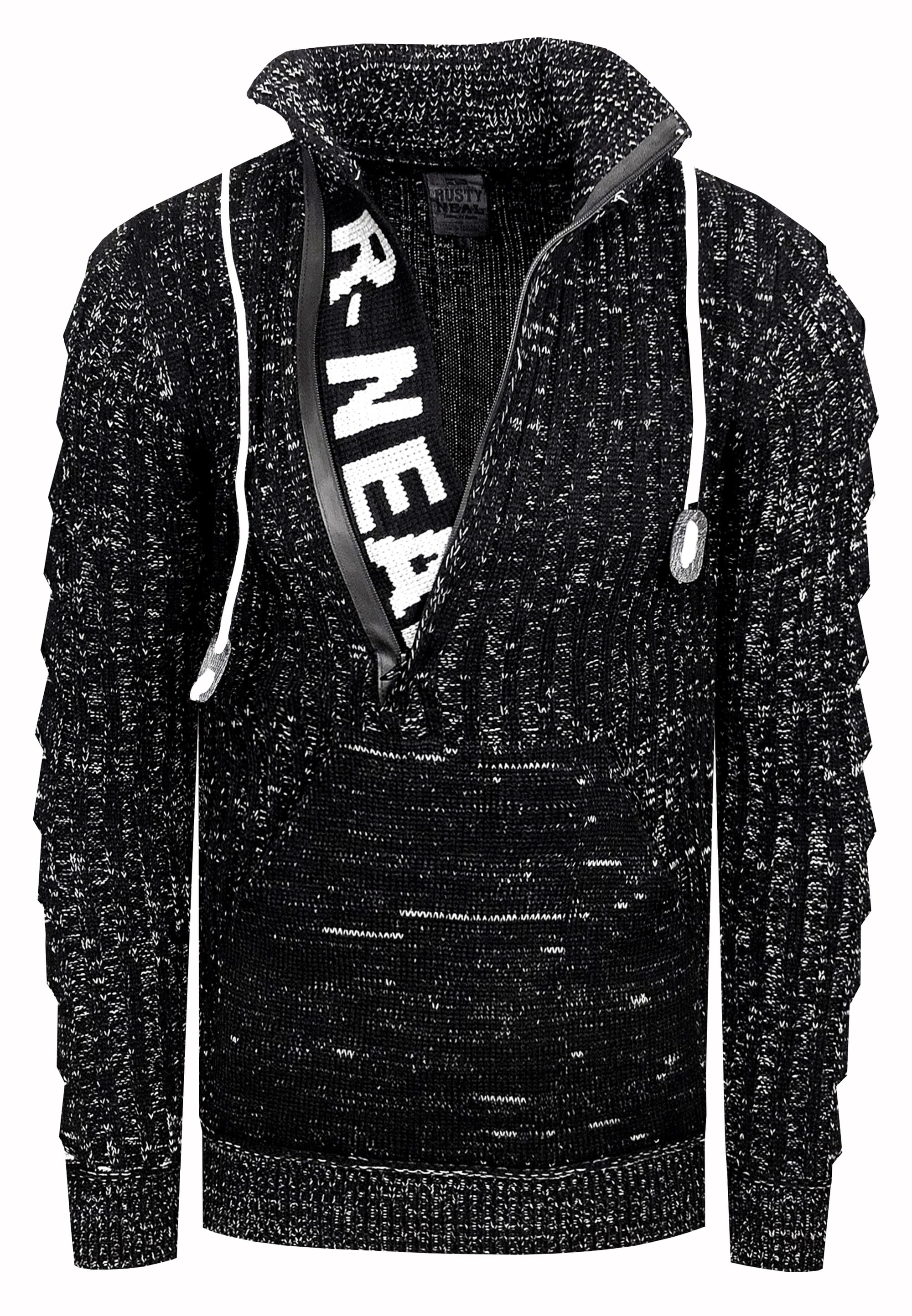 Rusty Neal Strickpullover mit stylischem Ausschnitt