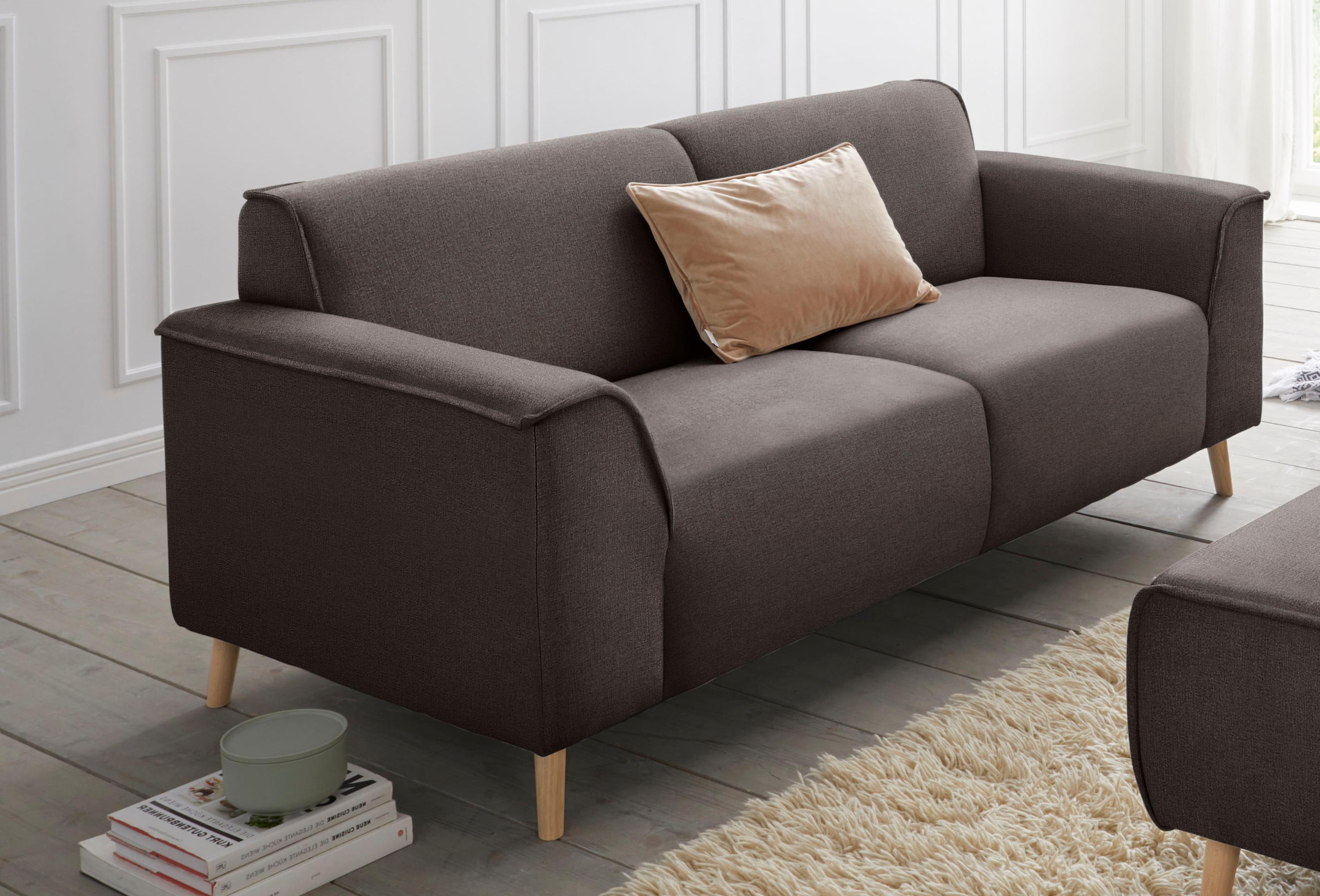 andas 2,5-Sitzer "Janek Scandic Design, elegant und zeitlos", mit Federkern günstig online kaufen