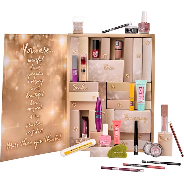 MAYBELLINE NEW YORK Adventskalender »Adventskalender 2022«, für Erwachsene  bestellen | BAUR