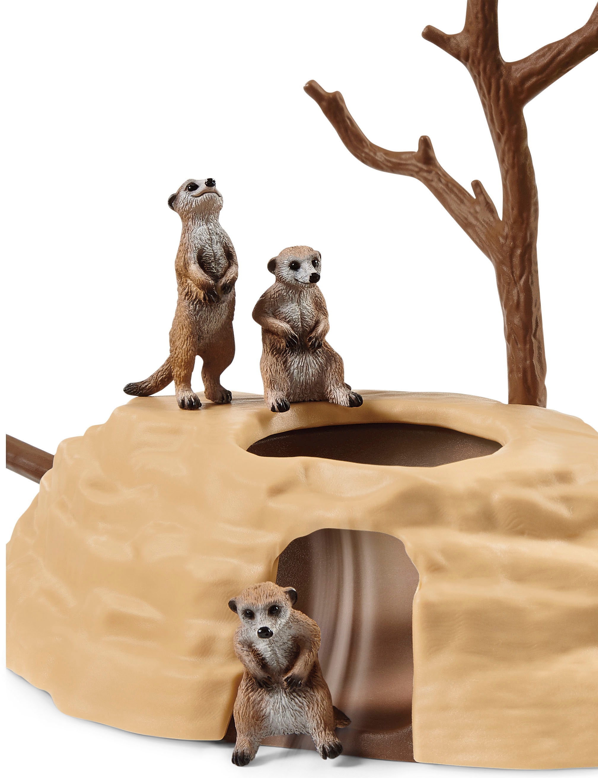 Schleich® Spielfigur »WILD LIFE, Erdmännchen-Hügel (42530)«, Made in Europe