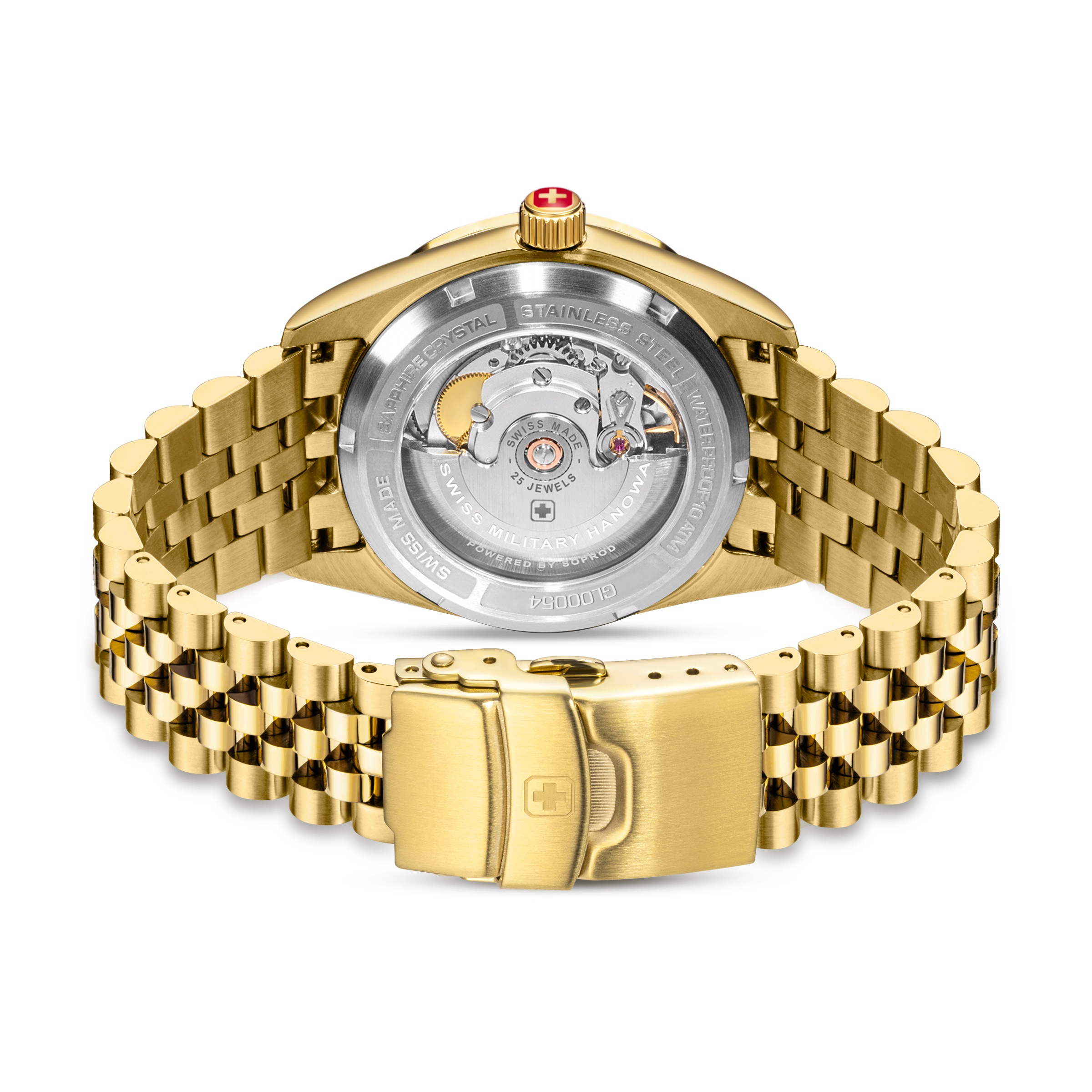 Swiss Military Hanowa Automatikuhr »Master Diligenter« Armbanduhr, Herrenuhr, Swiss Made, Mechanische Uhr, Edelstahlarmband