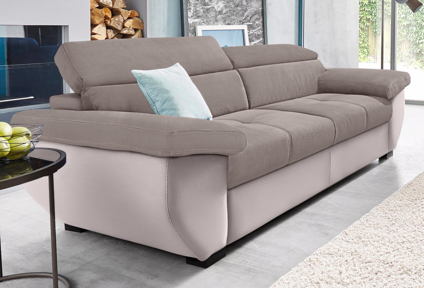 COTTA 2,5-Sitzer "Speedway", Big-Sofa mit Kopfteilverstellung günstig online kaufen