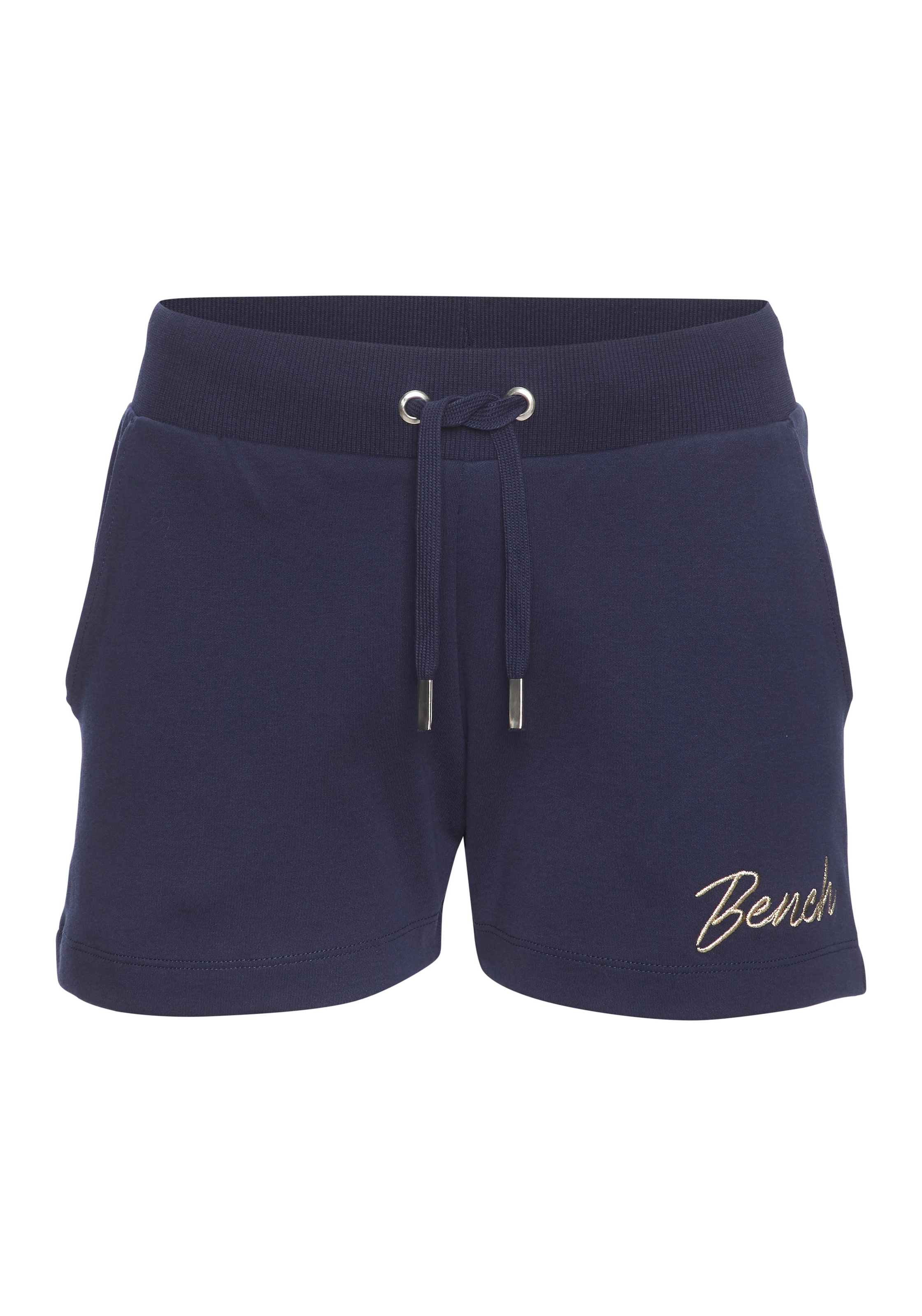 Bench. Loungewear Relaxshorts  mit kleiner glänzenden Logostickerei, Loungeanzug