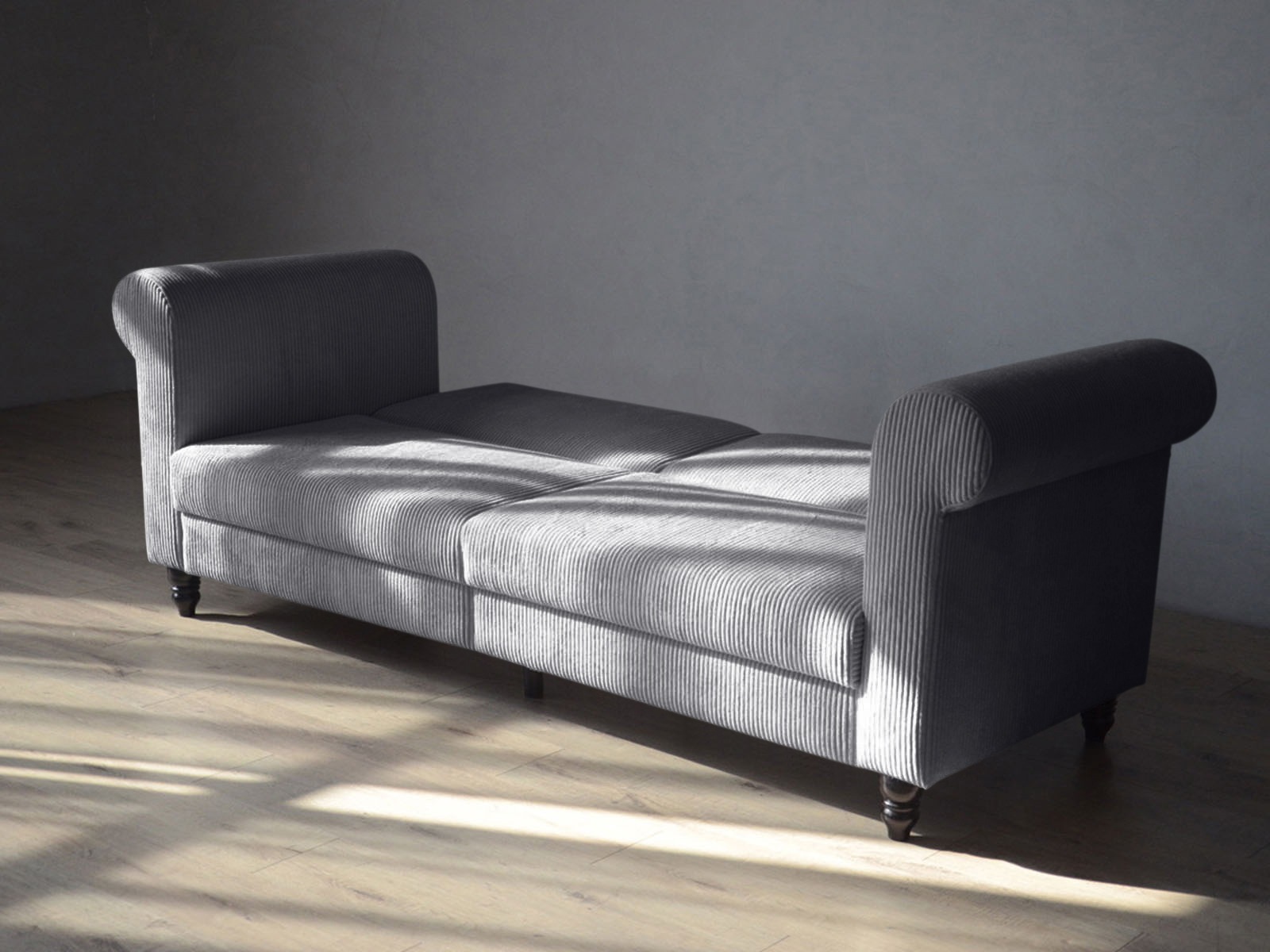 Dorel Home 3-Sitzer »Felix II, Schlafsofa 236cm, (Liegefläche 108x190cm), Rückenlehne«, 3-fach verstellbar, Sitzhöhe 46 cm, Cord