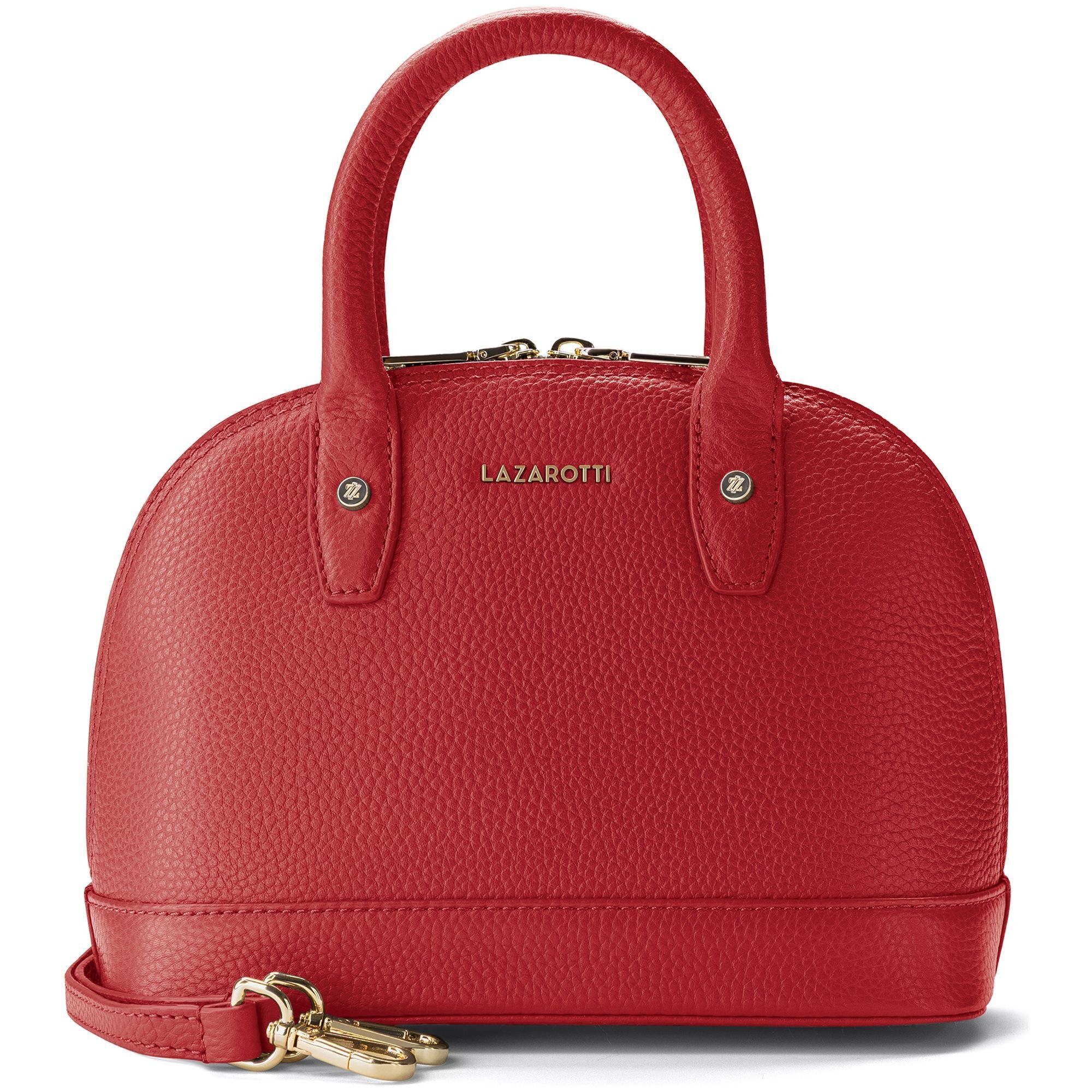 Lazarotti "Bologna Leather Handtasche Crossbody Leder 24 cm"