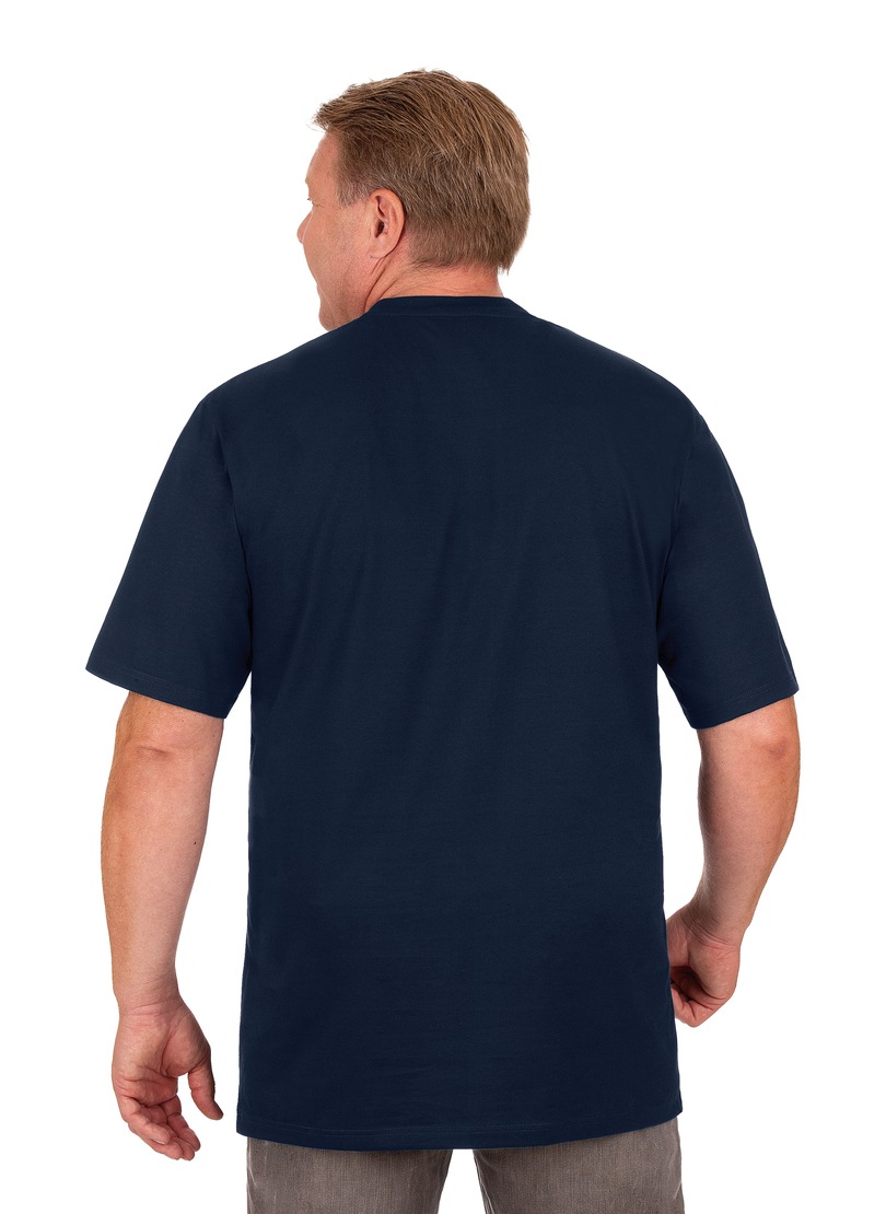 Trigema 640208 T-Shirt, Blu Navy, S Uomo
